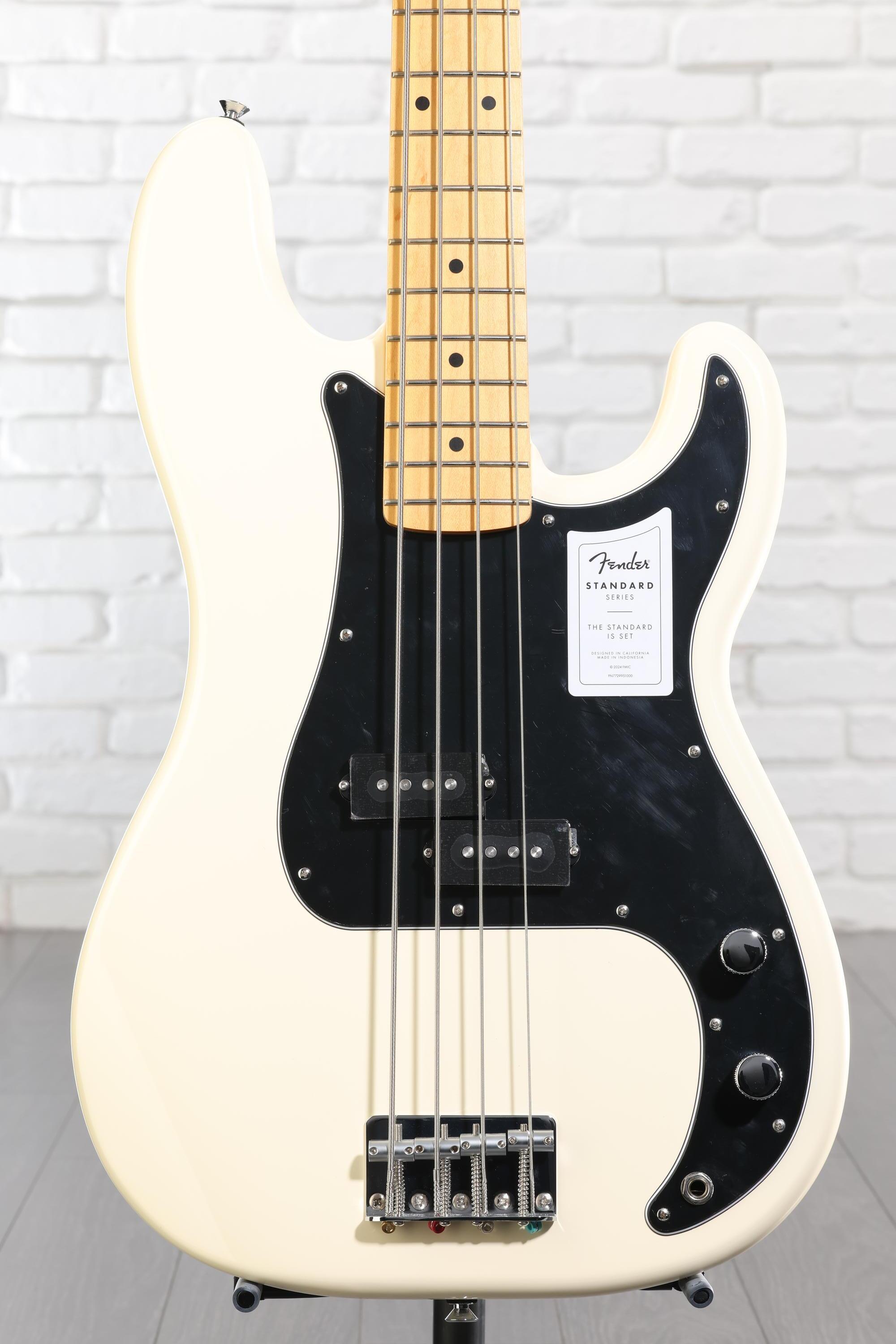 Fender Standard Precision Bass - Olympic White | Sweetwater