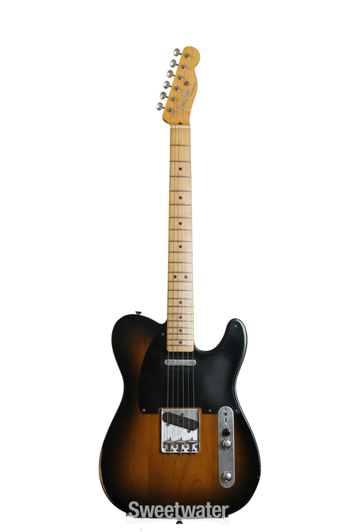 Fender Road Worn '50s Telecaster - 2-Color Sunburst with Fender Road Worn '50s Telecaster - 2-Color Sunburst with