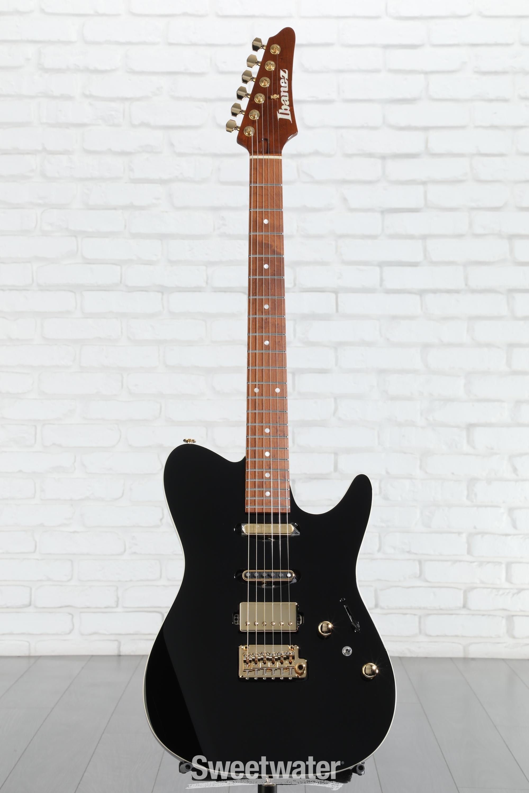 Ibanez LB1 Lari Basilio Signature Electric Guitar - Black | Sweetwater