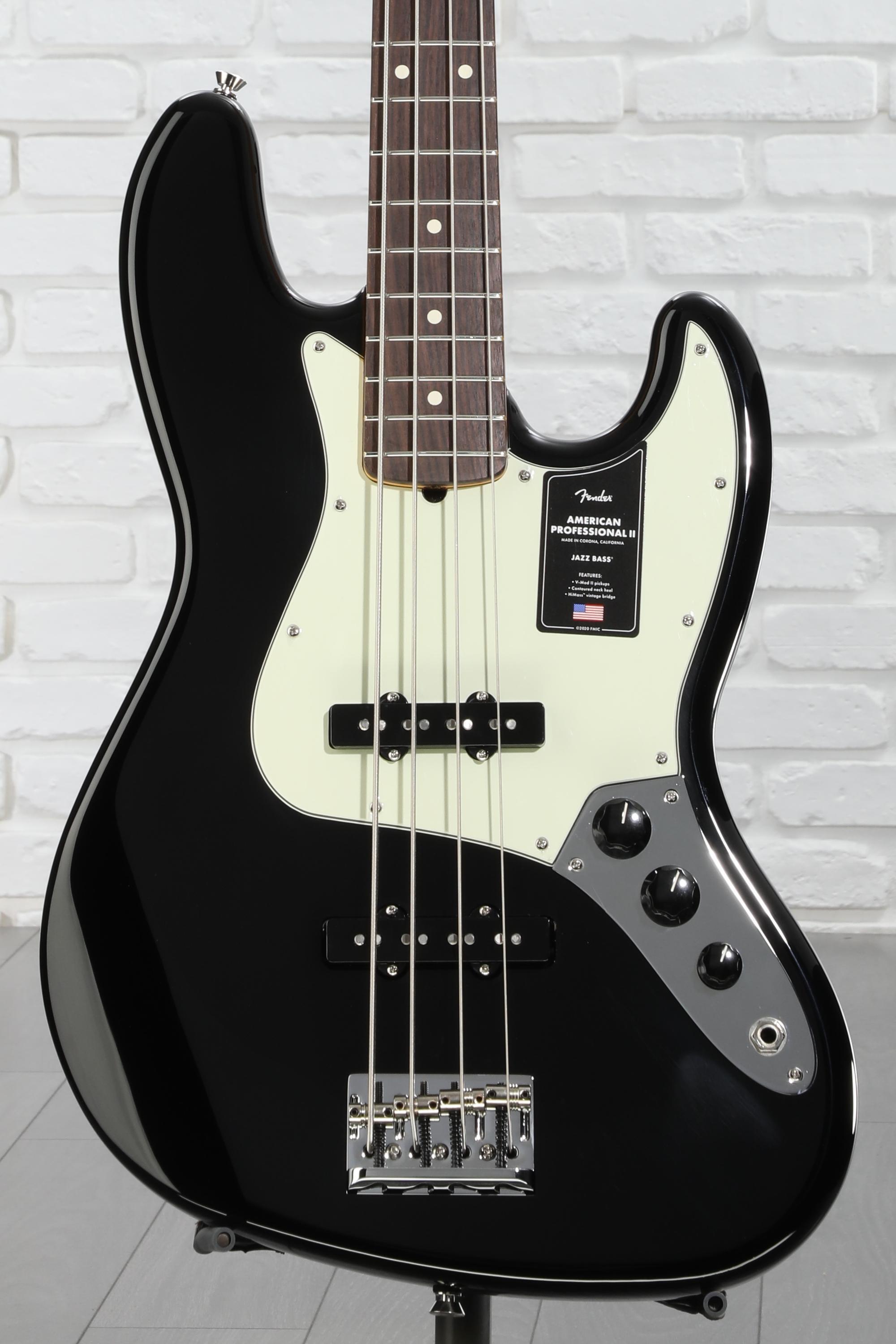Fender American Professional II Jazz Bass - Black with Rosewood