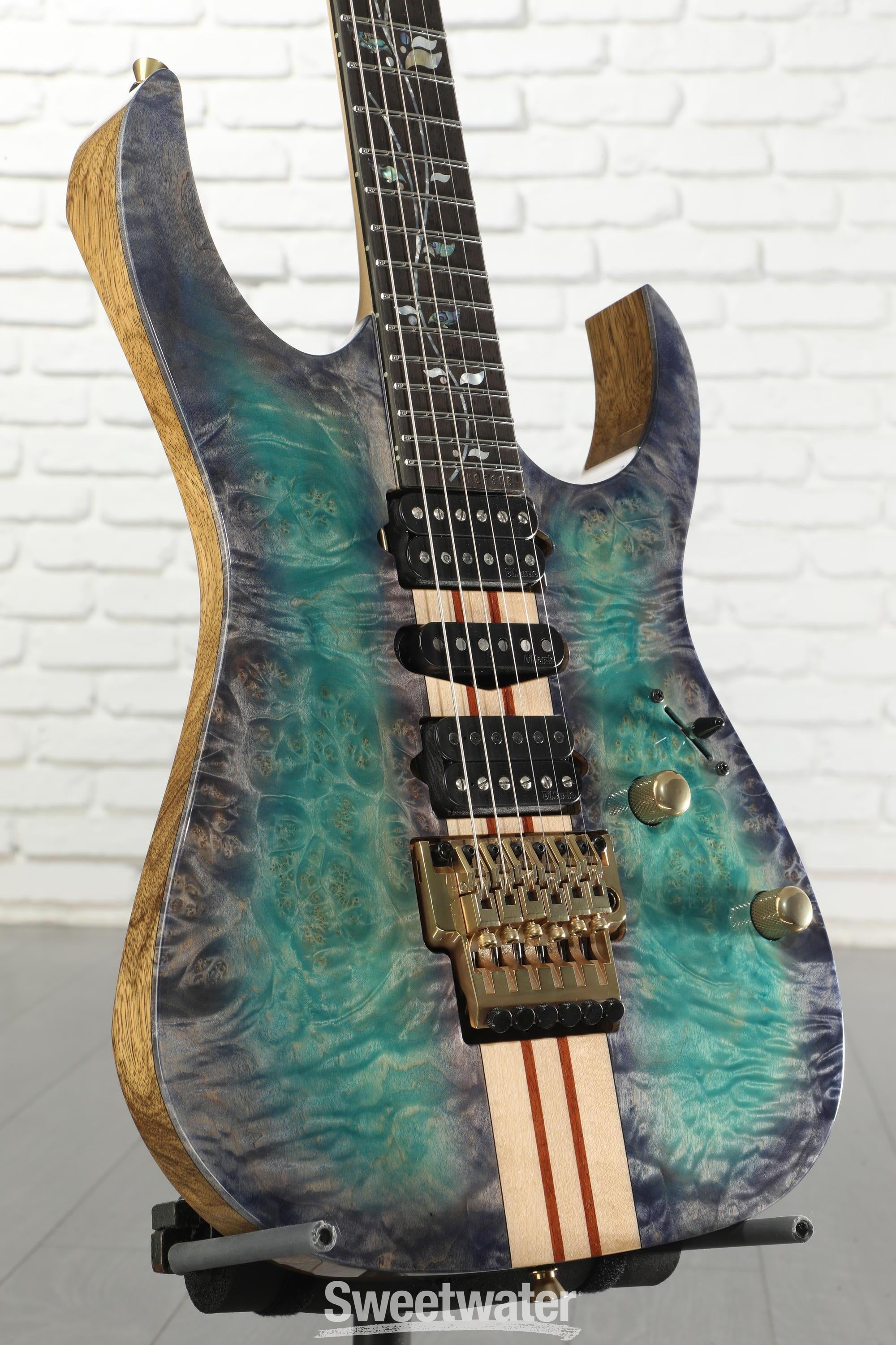 Ibanez Japan Custom Shop Visions IV2RG Electric Guitar - Blue