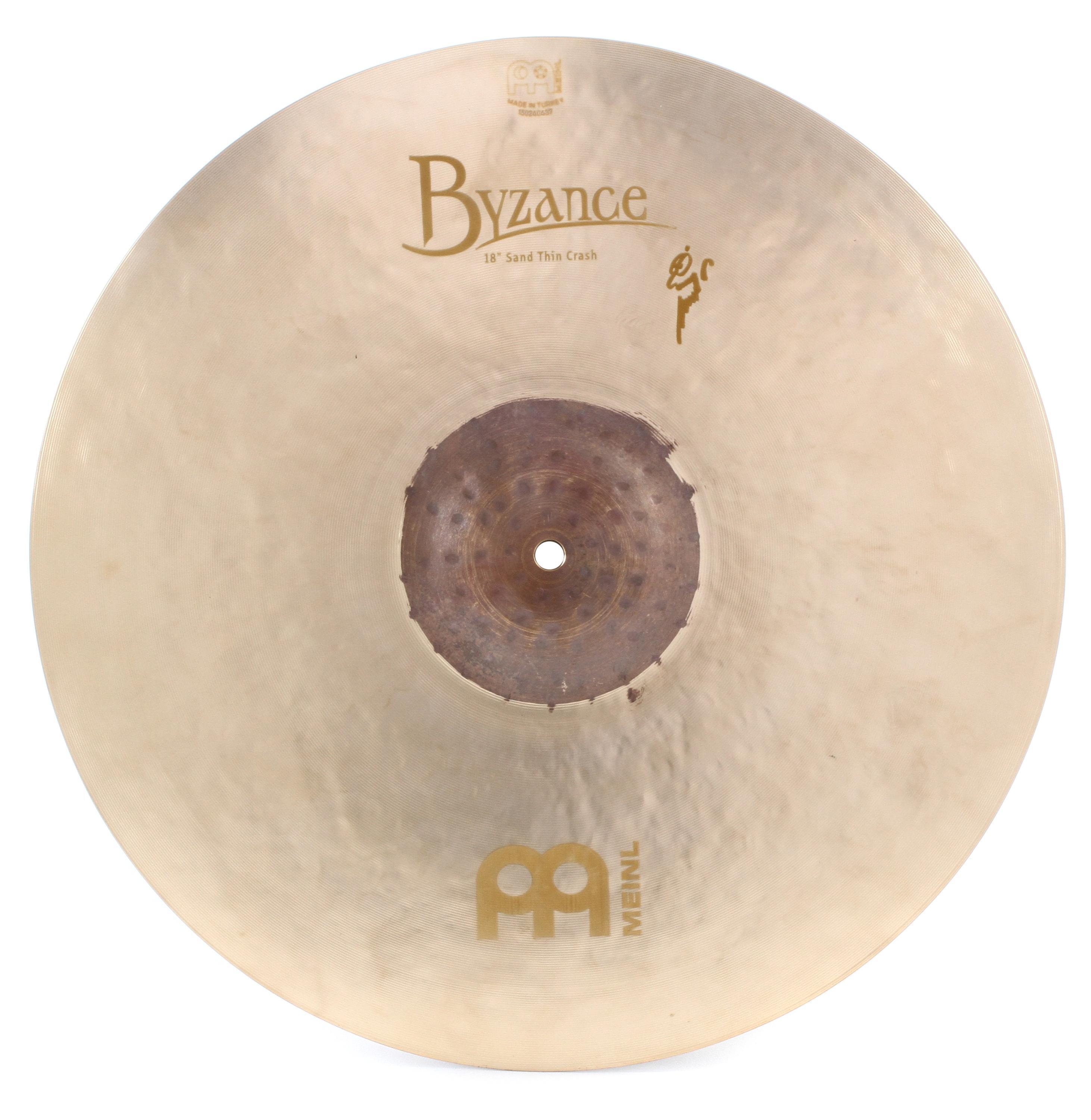 Bundled Item: Meinl Cymbals 18 inch Byzance Vintage Sand Thin Crash Cymbal