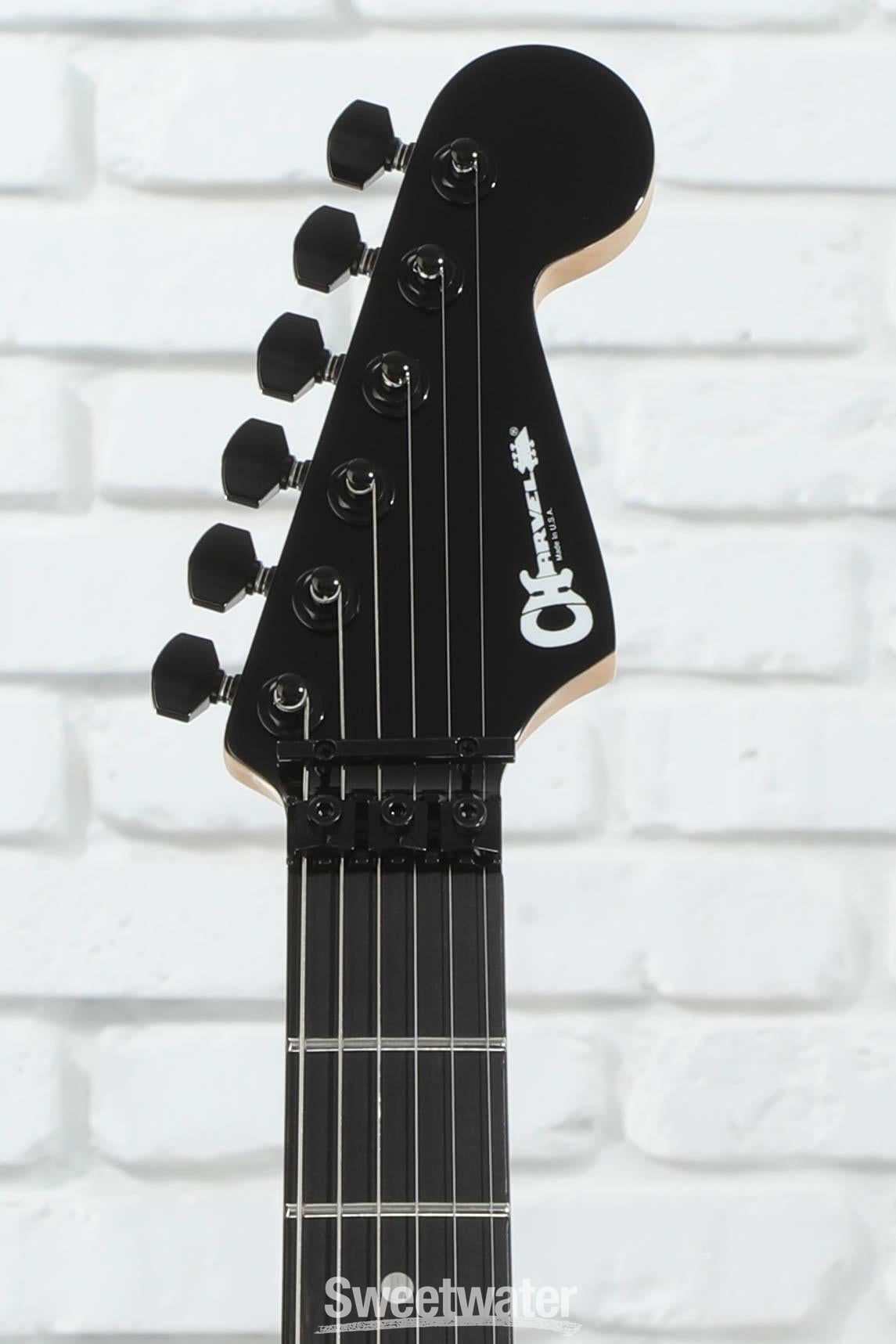 Charvel Custom Shop So-Cal HH FR Electric Guitar - Zebra | Sweetwater