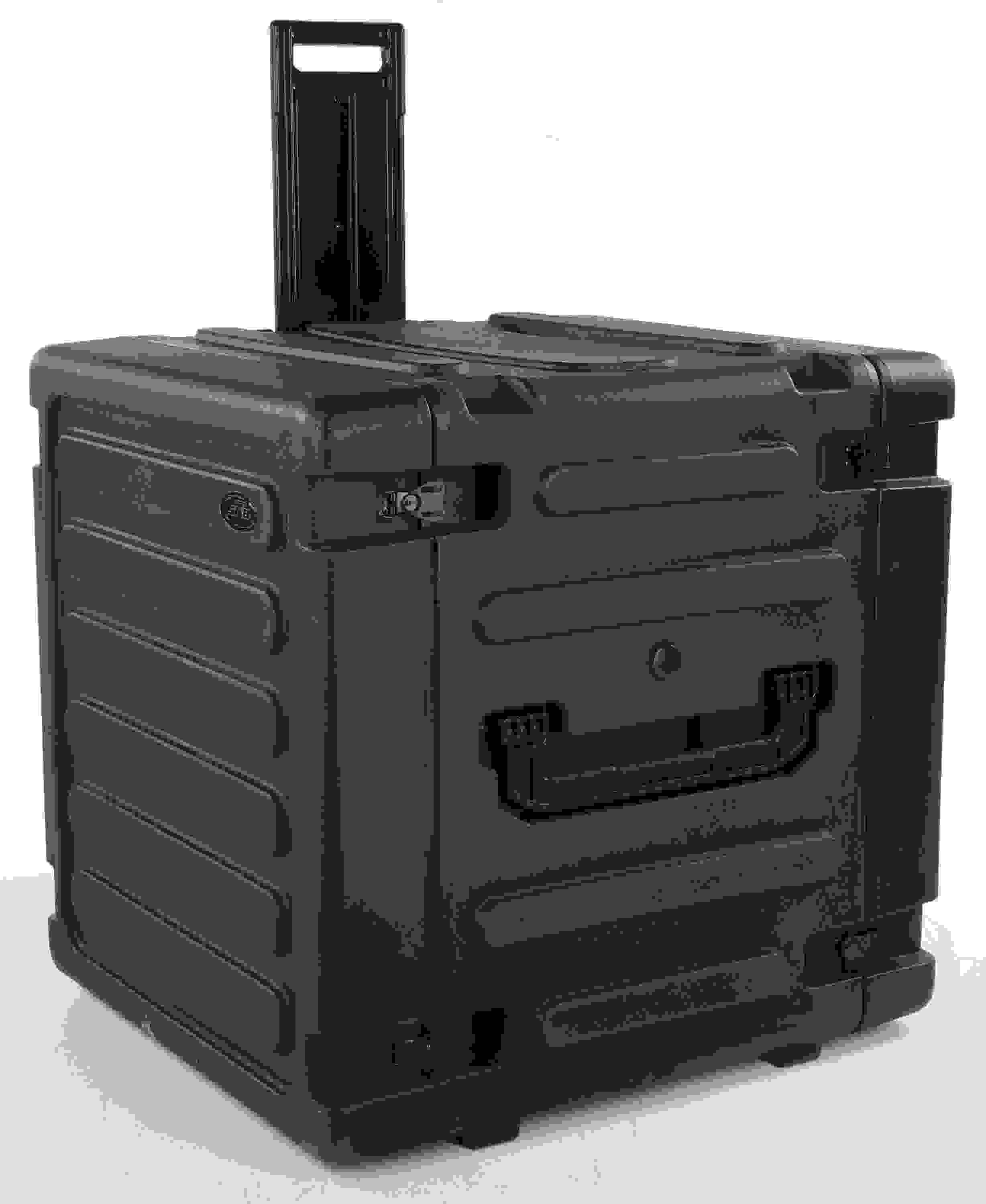 SKB 3SKB-R12U20W Roto-Molded Shockmount Rolling 12U Rack Case | Sweetwater