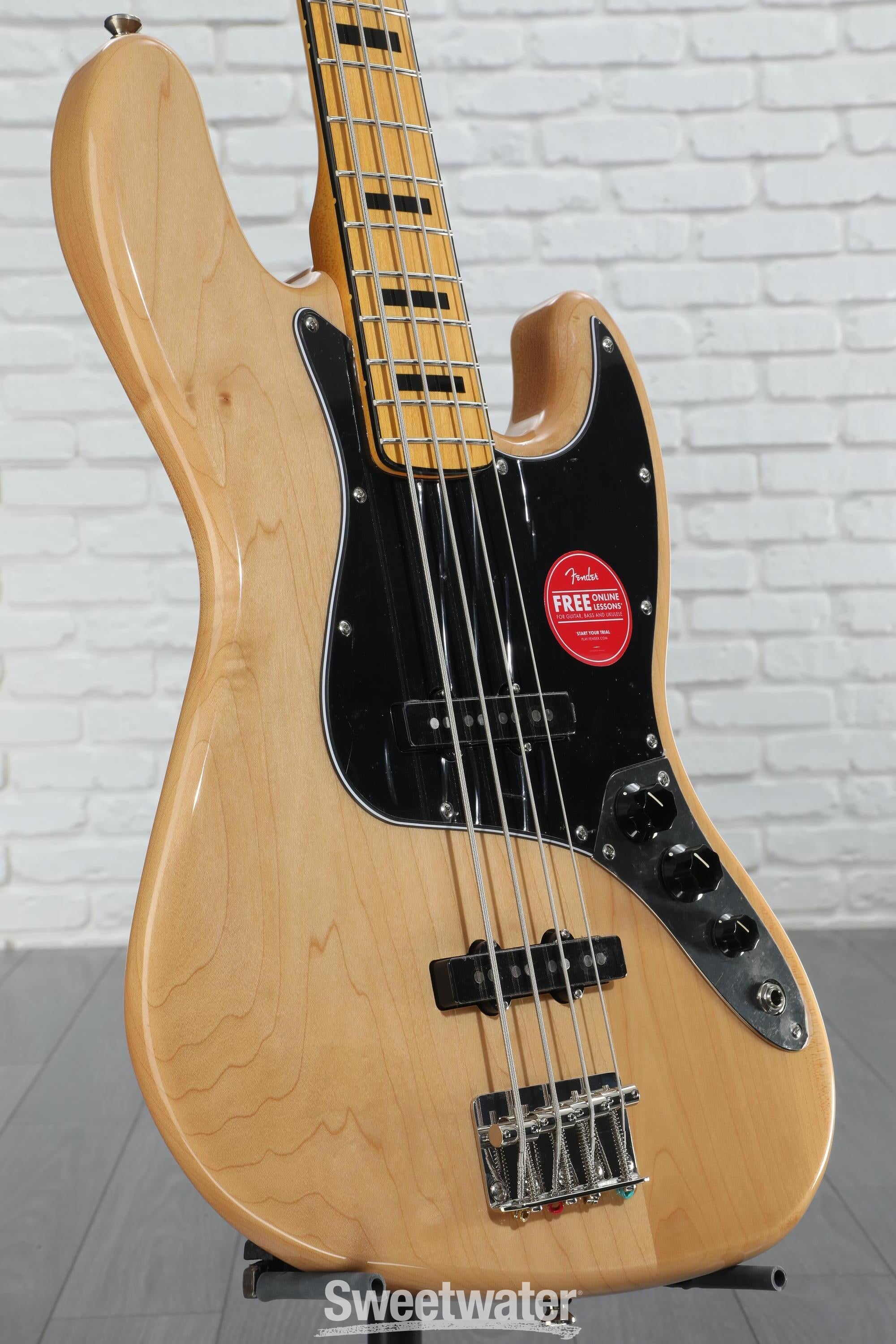 Squier Classic Vibe '70s Jazz Bass - Natural | Sweetwater