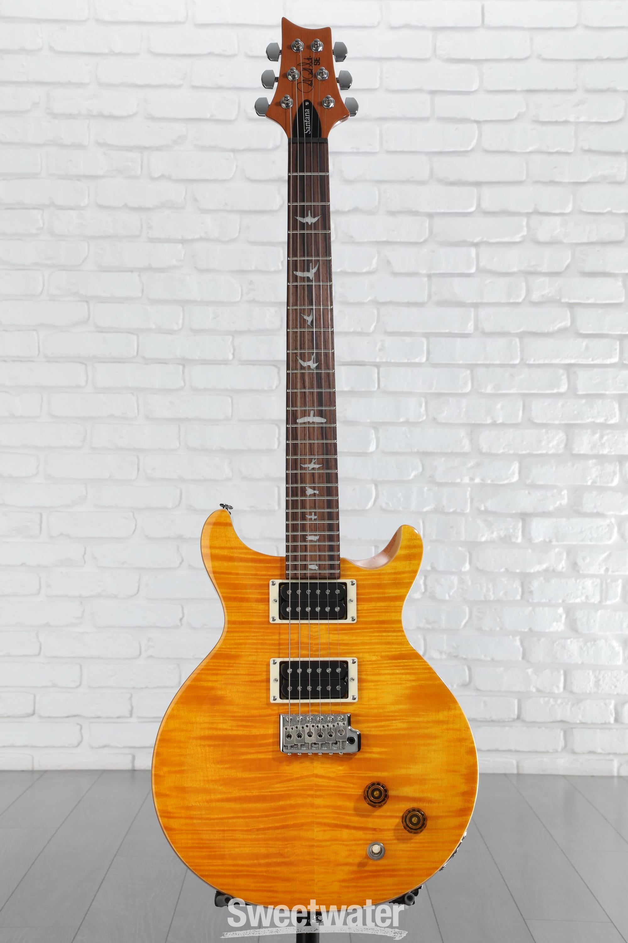 PRS SE Santana Electric Guitar - Santana Yellow | Sweetwater