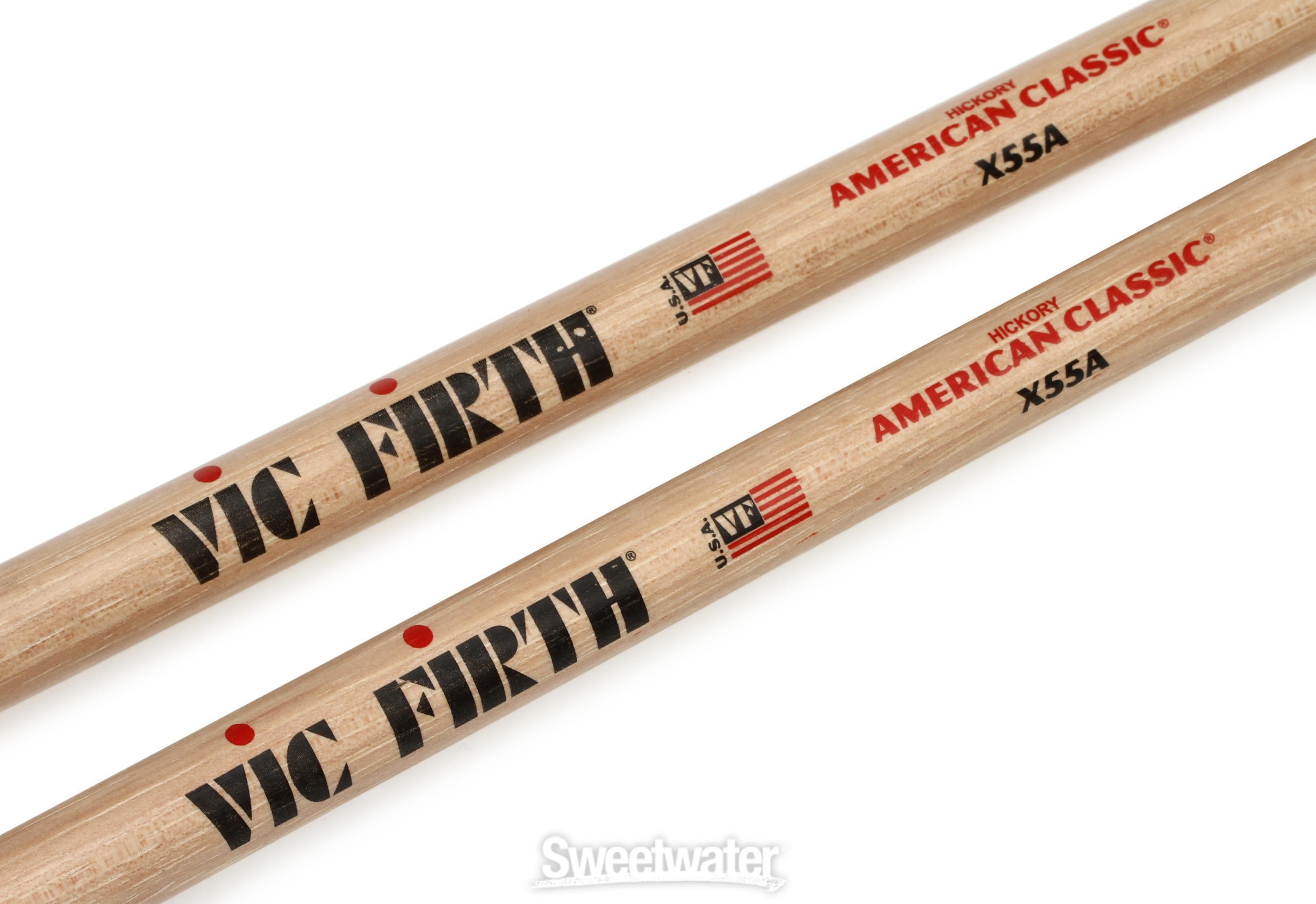 Vic Firth American Classic Drumsticks - Extreme 55A - Wood Tip