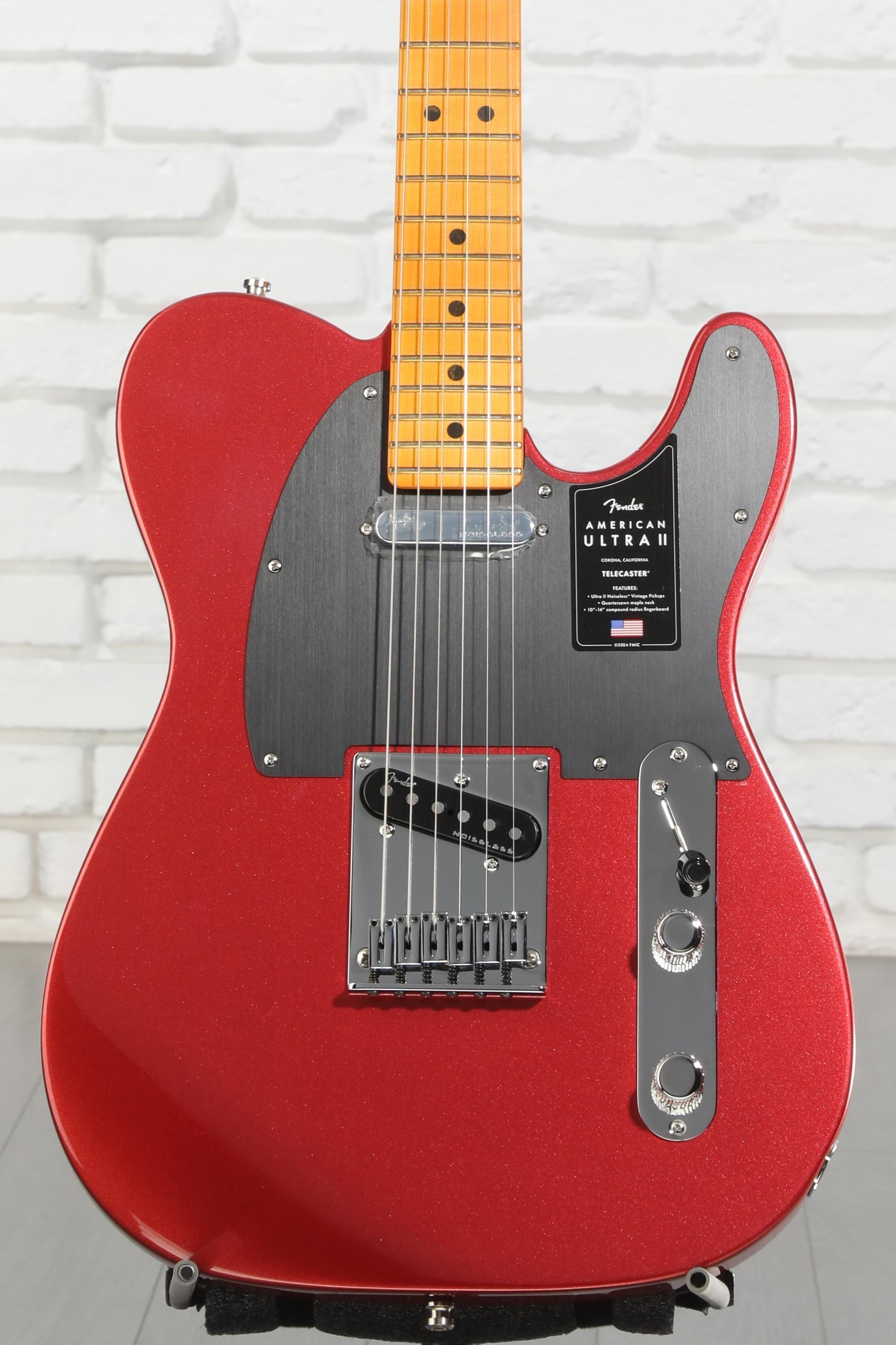 Fender American Ultra II Telecaster Electric Guitar - Sinister Red