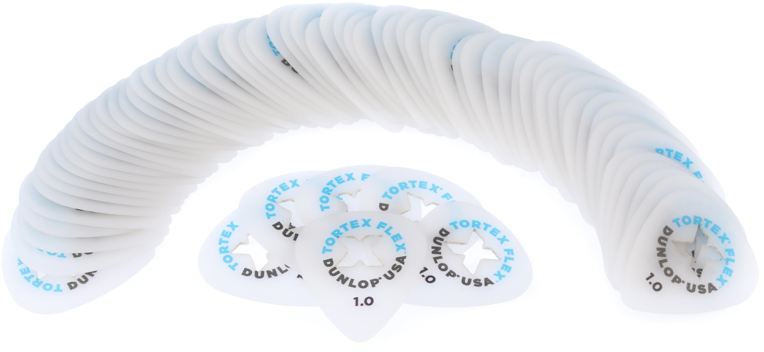Photo of Dunlop Tortex Flex X Guitar Picks - 1.0mm, 72-pack