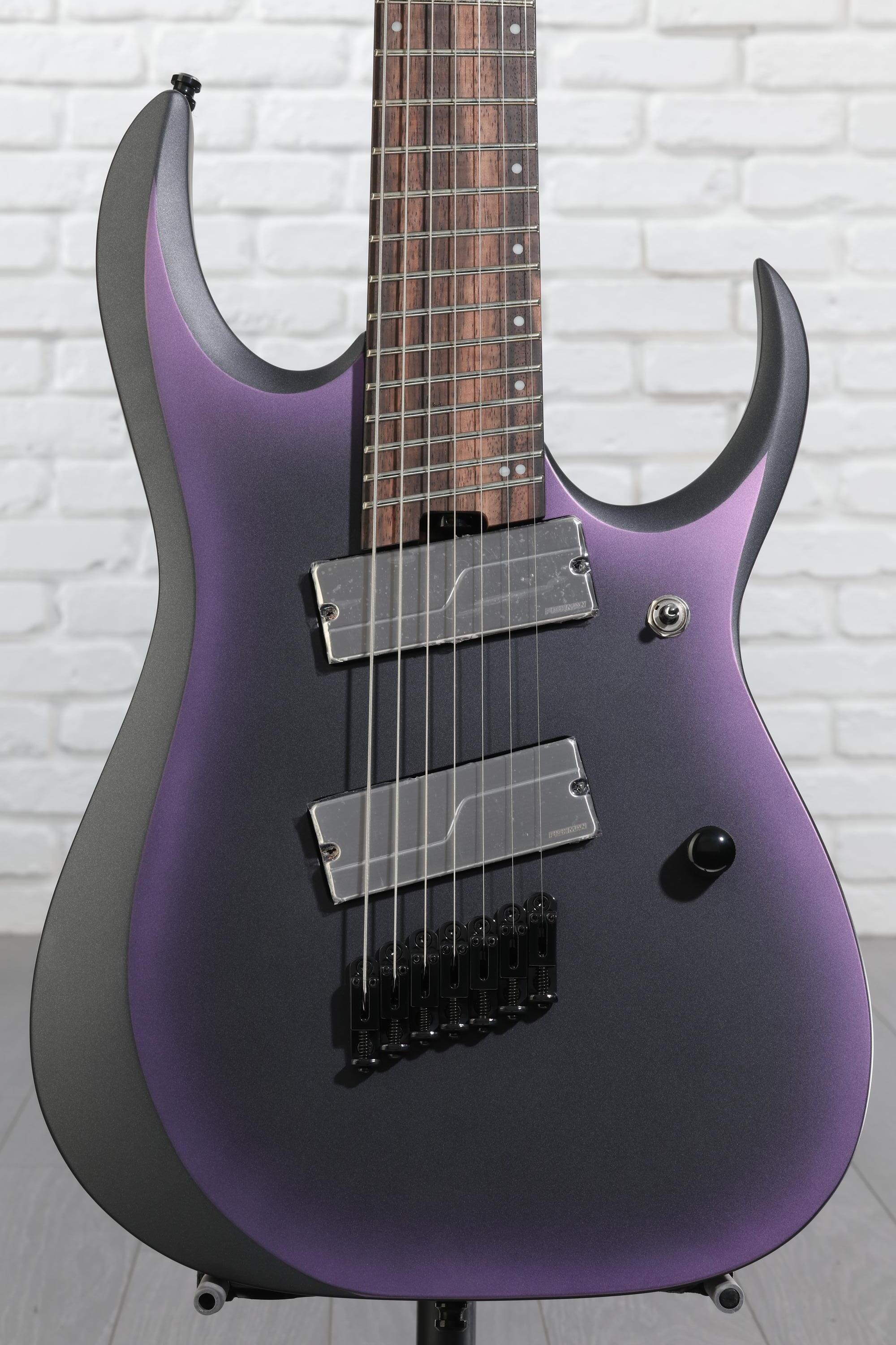 Ibanez Axion Label RGD71ALMS - Black Aurora Burst Matte | Sweetwater