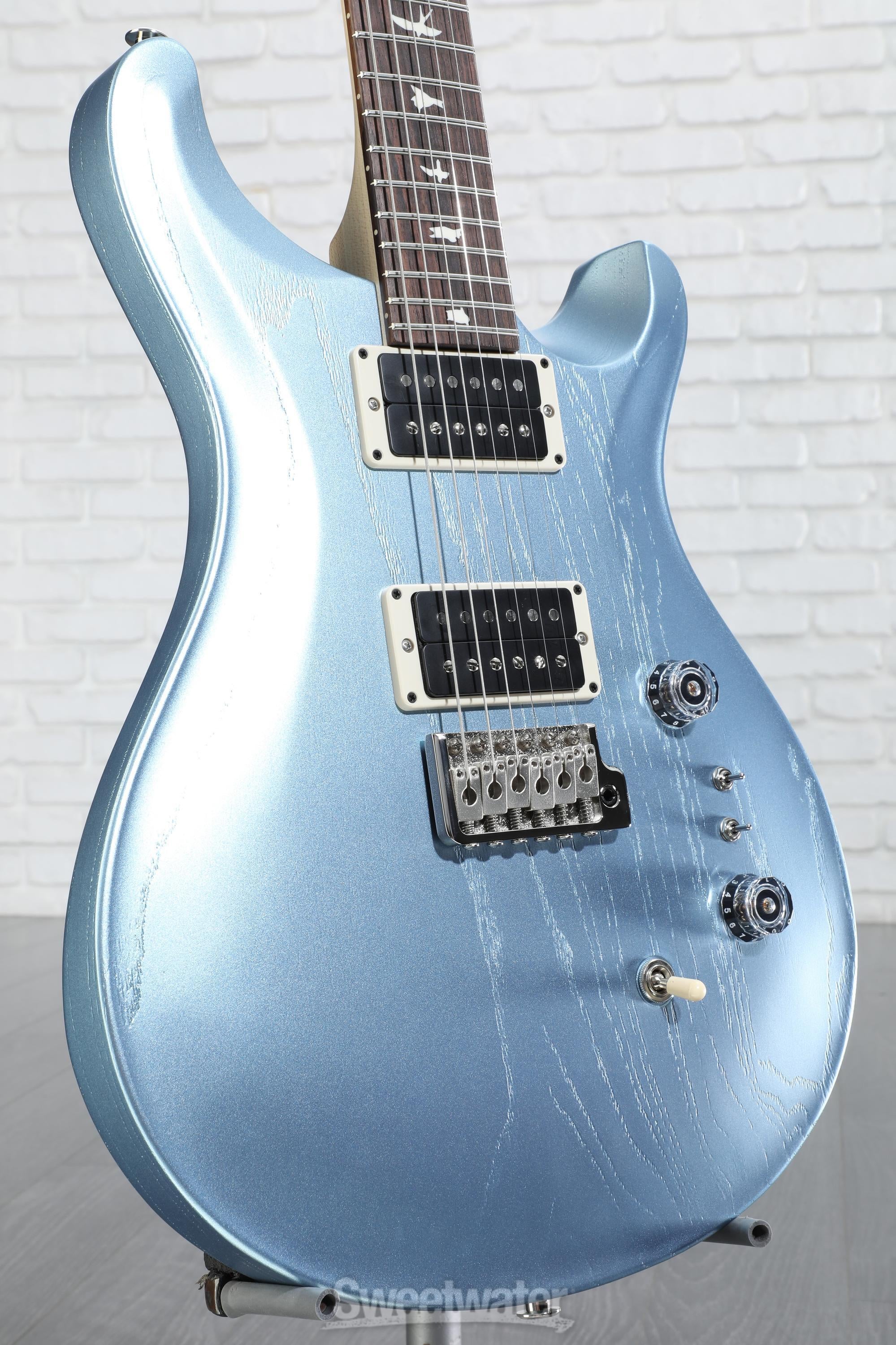 PRS CE 24-08 Swamp Ash Electric Guitar - Satin Frost Blue Metallic