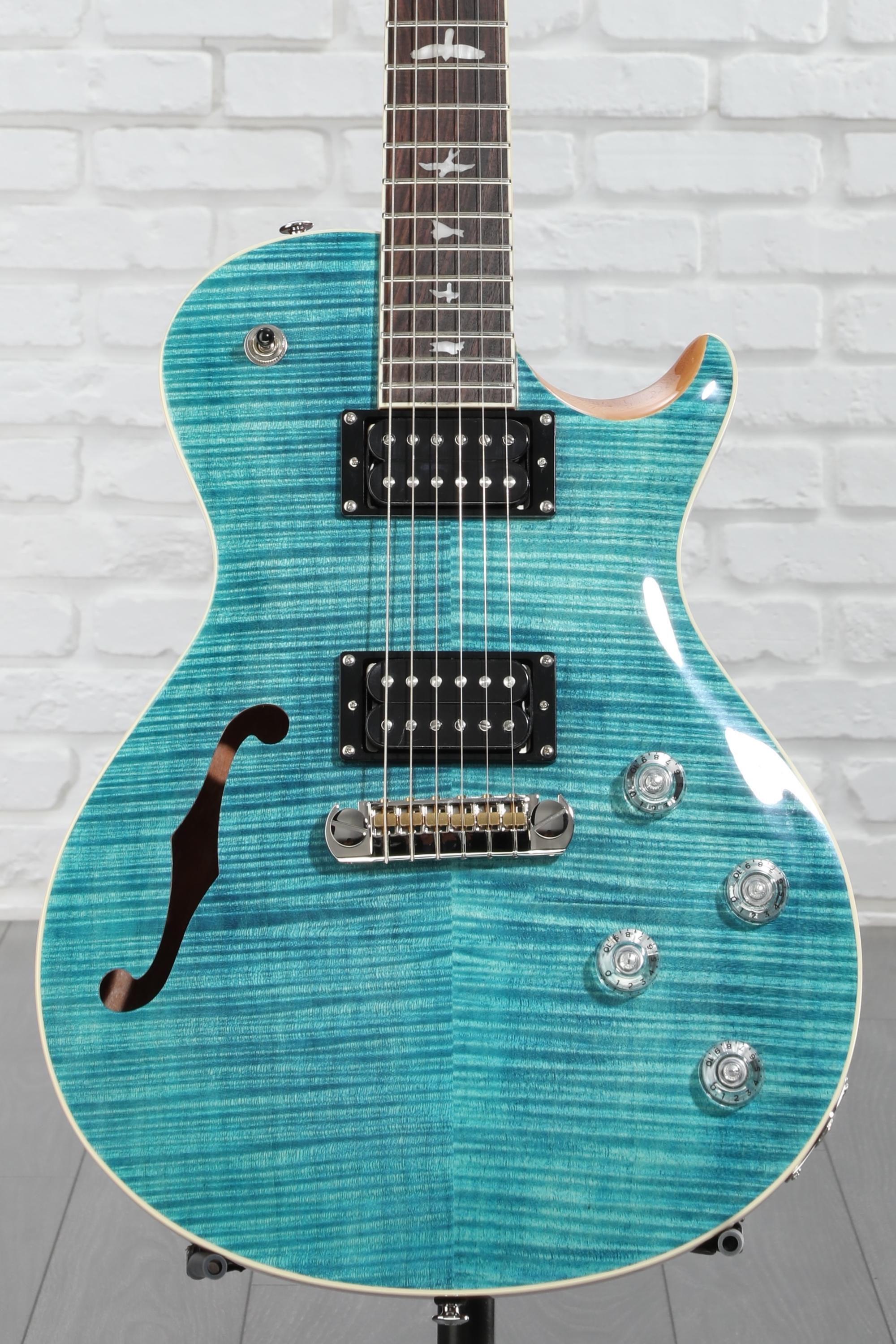 PRS SEZach Myersモデル PRS SE Zach Myers 594 Semi-hollow Electric Guitar - Myers Blue