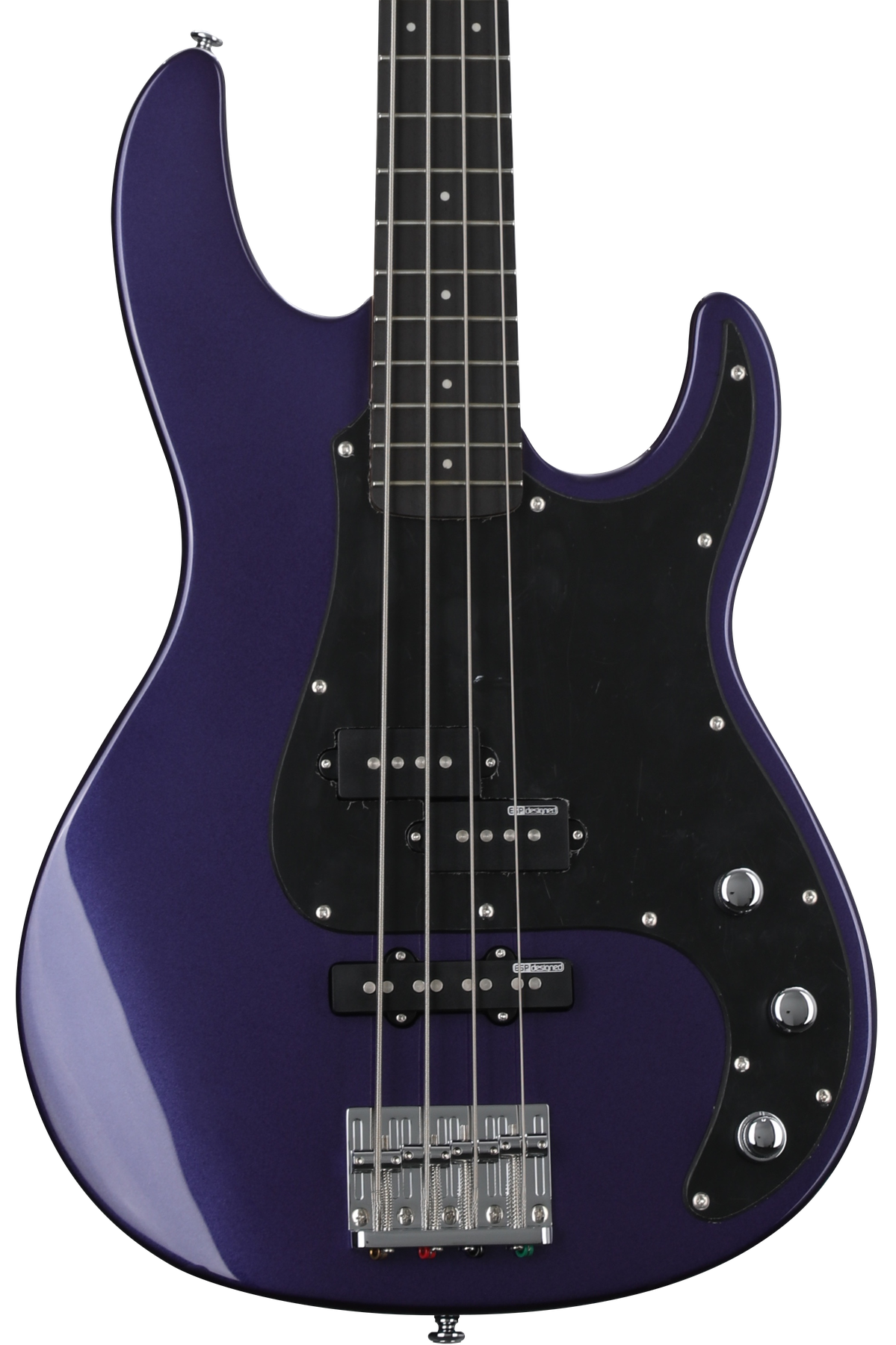 ESP LTD AP-204 Bass Guitar - Dark Metallic Purple | Sweetwater