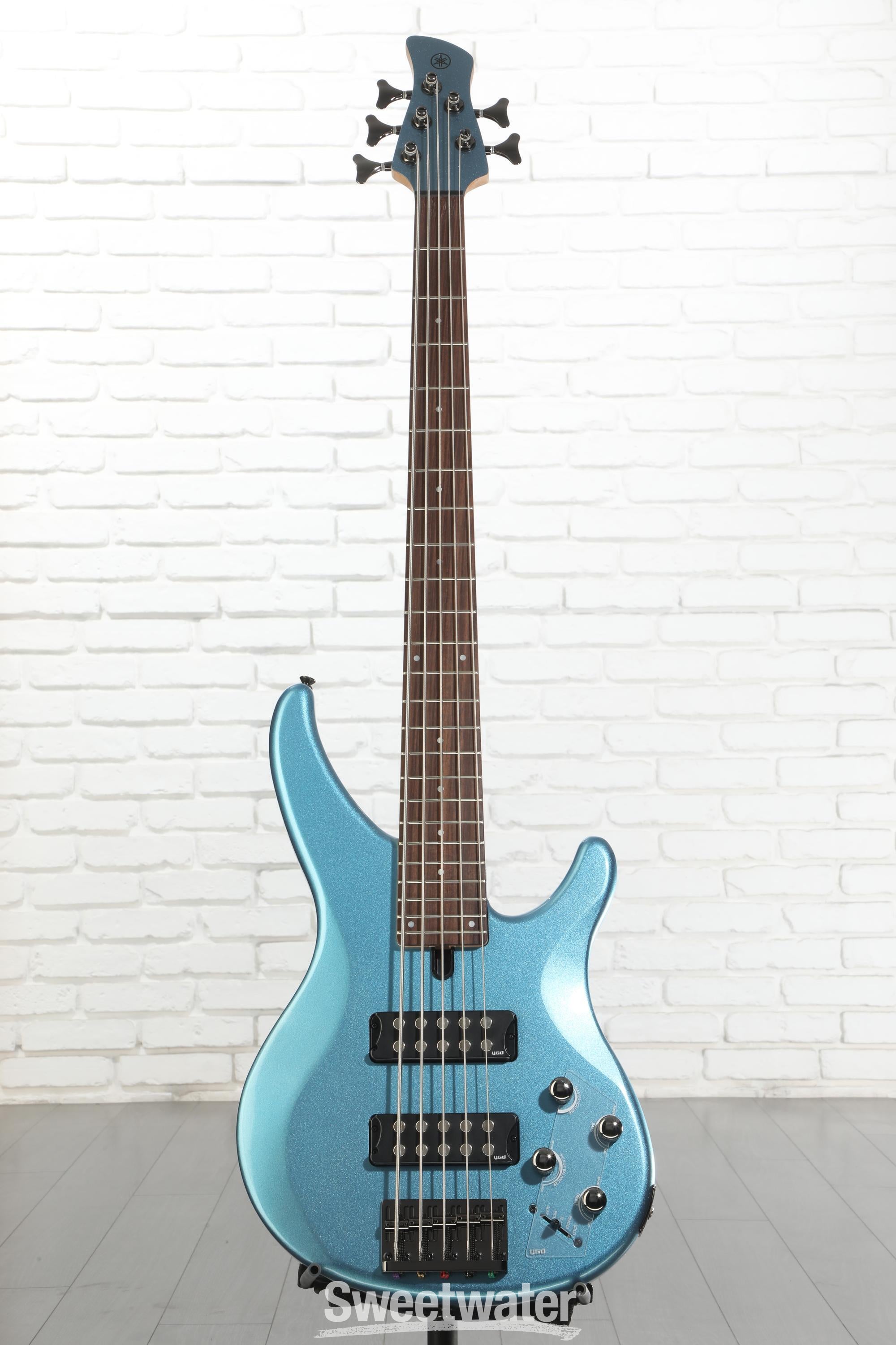 Yamaha TRBX305 5-string Bass Guitar - Factory Blue | Sweetwater