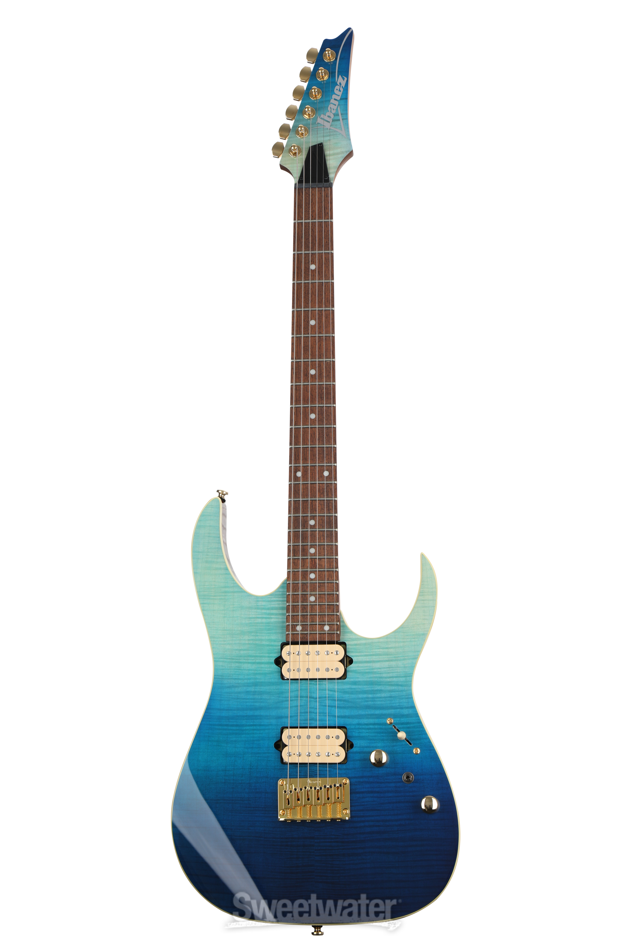 Ibanez High Performance RG421HPFM - Blue Reef Gradation | Sweetwater