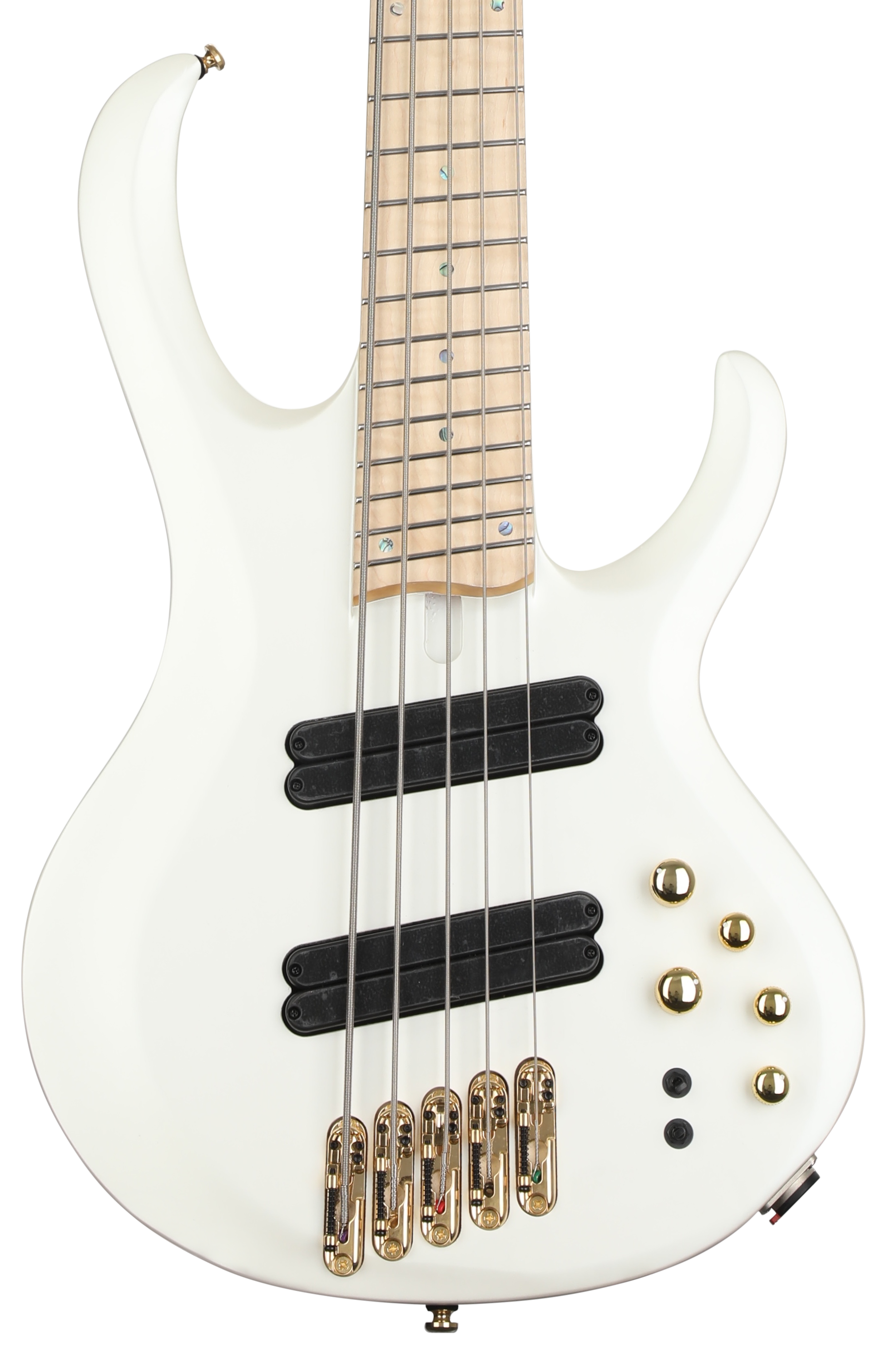 Ibanez BTB Bass Workshop Multi-scale 5-string Electric Bass - Pearl White Matte