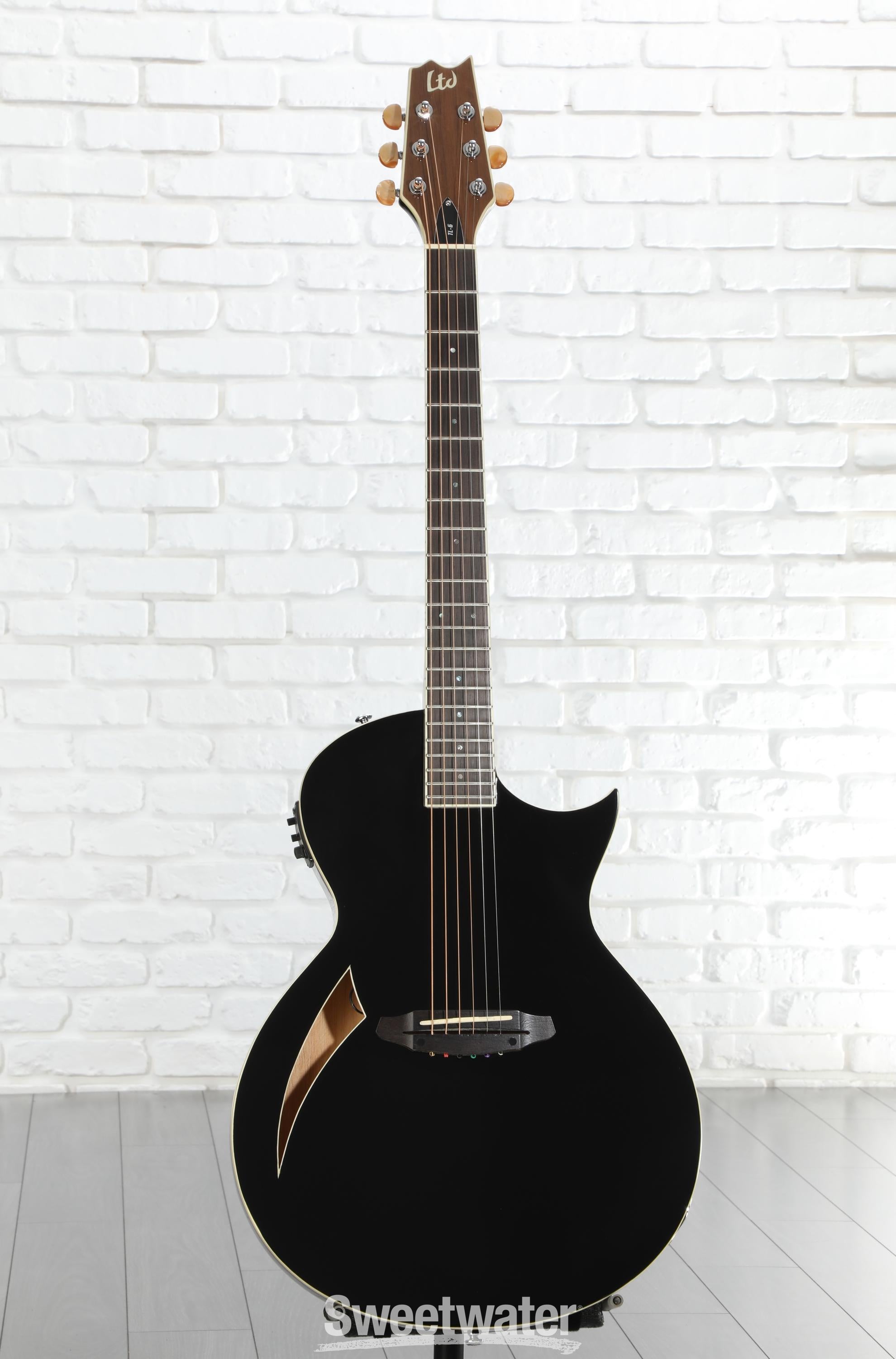 ESP LTD TL-6 Acoustic-electric Guitar - Black | Sweetwater