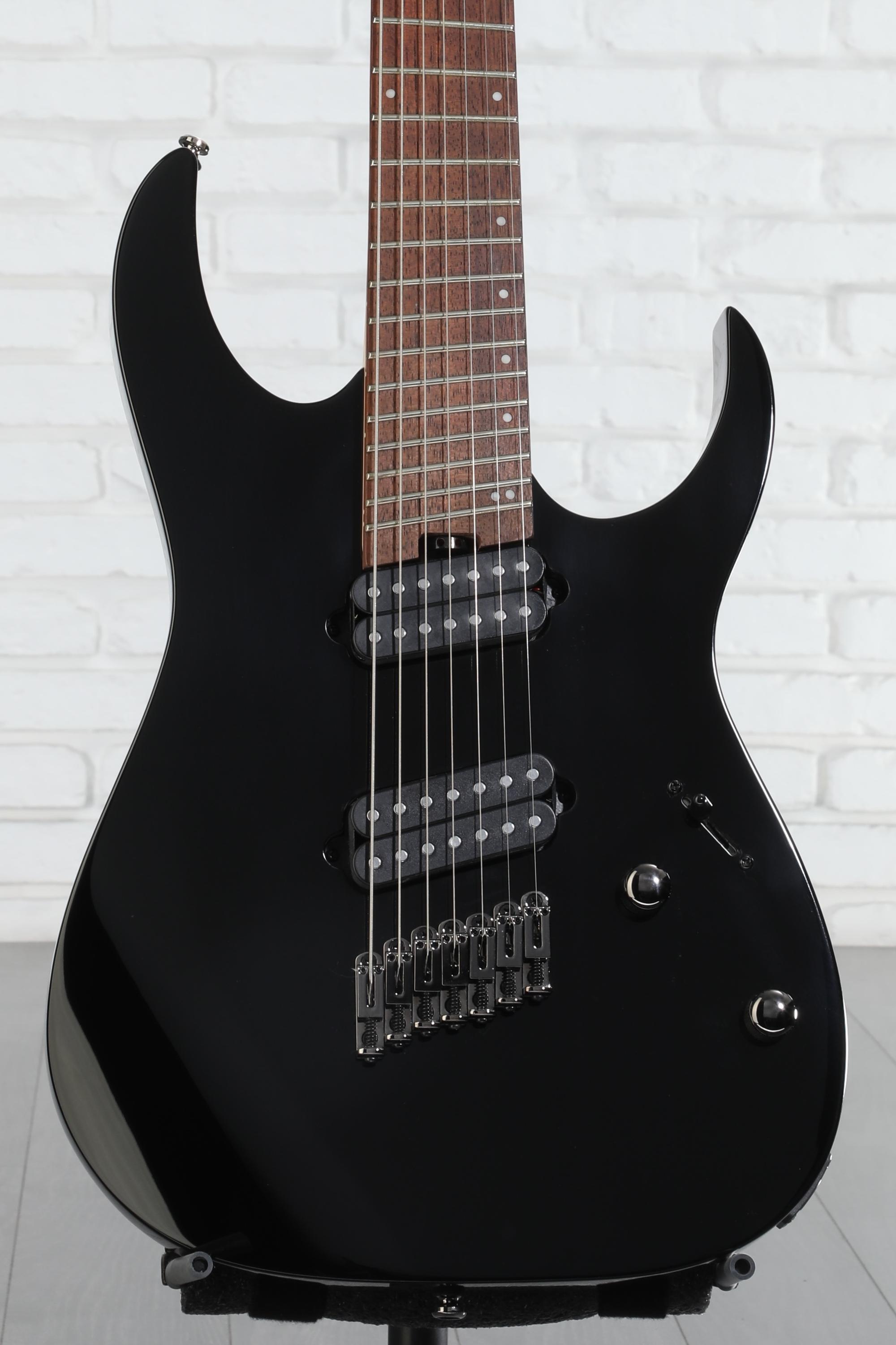 ギター IBANEZ RGMS7 PB Ibanez RGMS7 7-string Electric Guitar - Black | Sweetwater