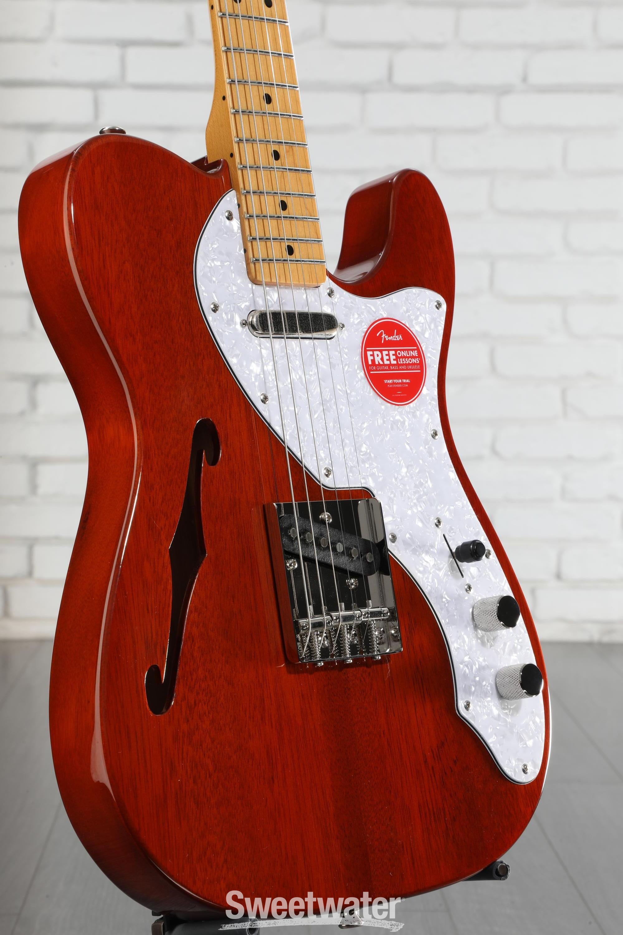 ギター Squier Classic Vibe  Telecaster Thinline Squier Classic Vibe '60s Telecaster Thinline - Natural