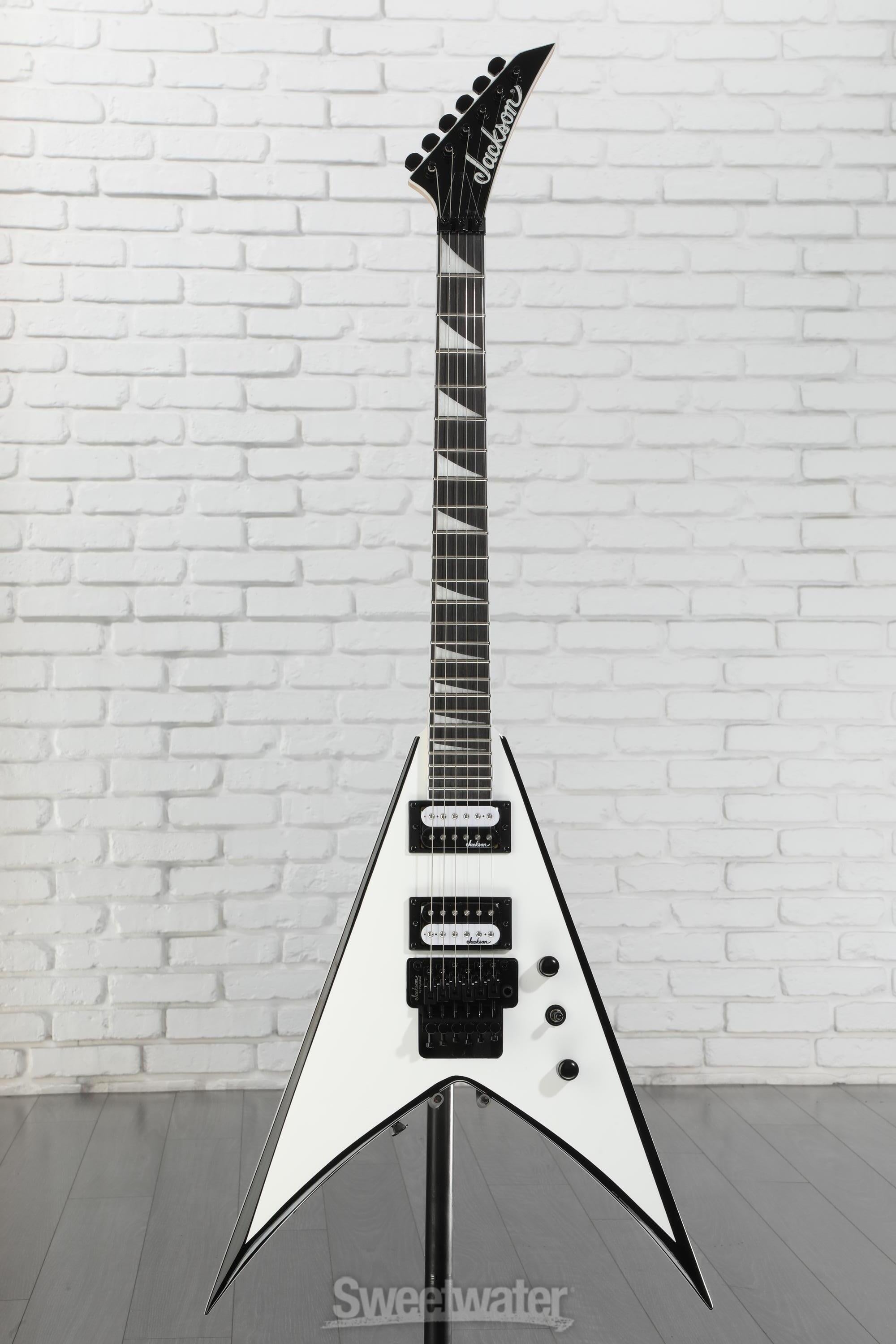 【美品】Jackson KING V VS32 White with Black Amazon.com: Jackson JS Series King V JS32 - White with Black
