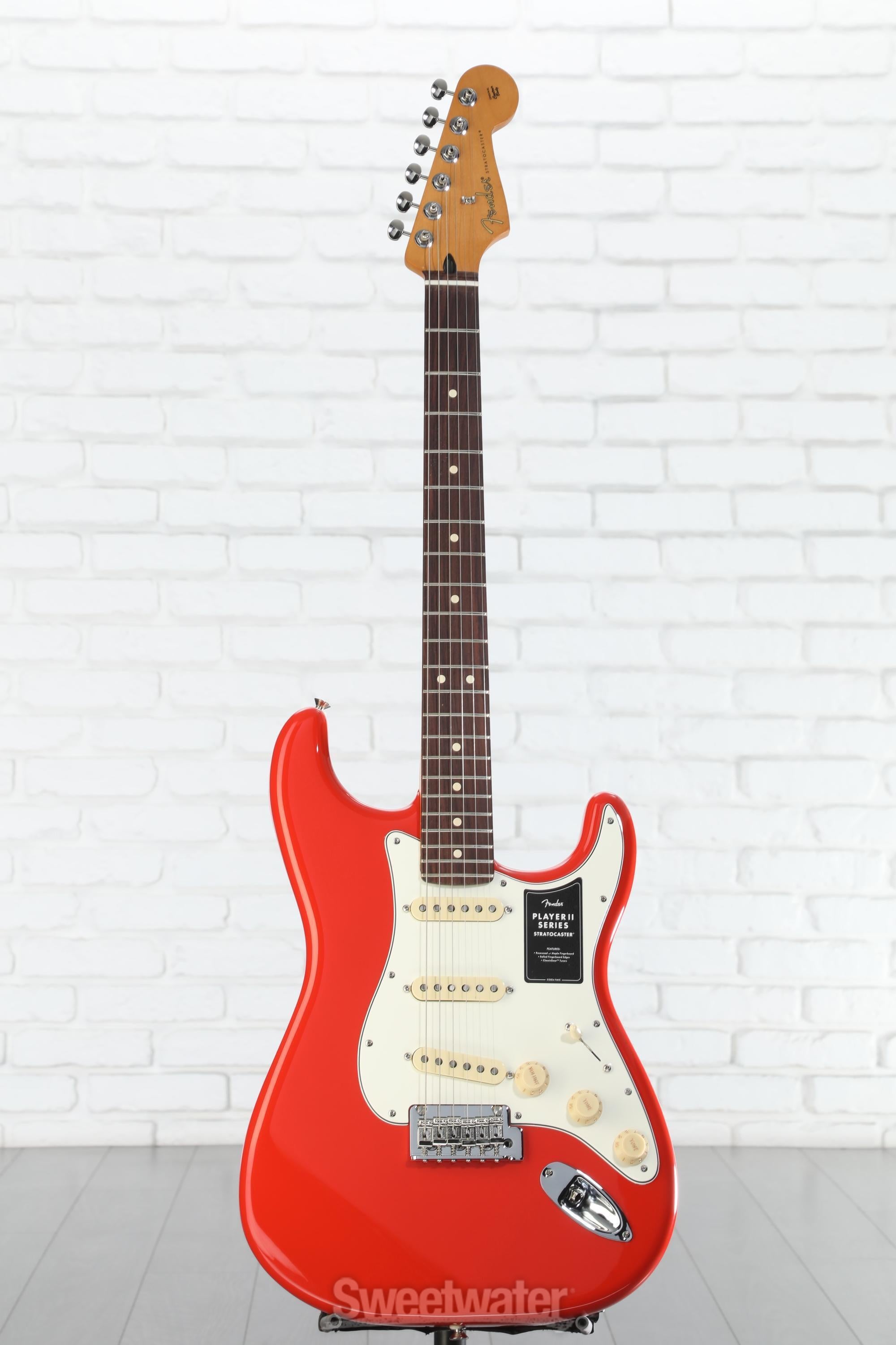 Fender Player II Stratocaster Electric Guitar - Coral Red