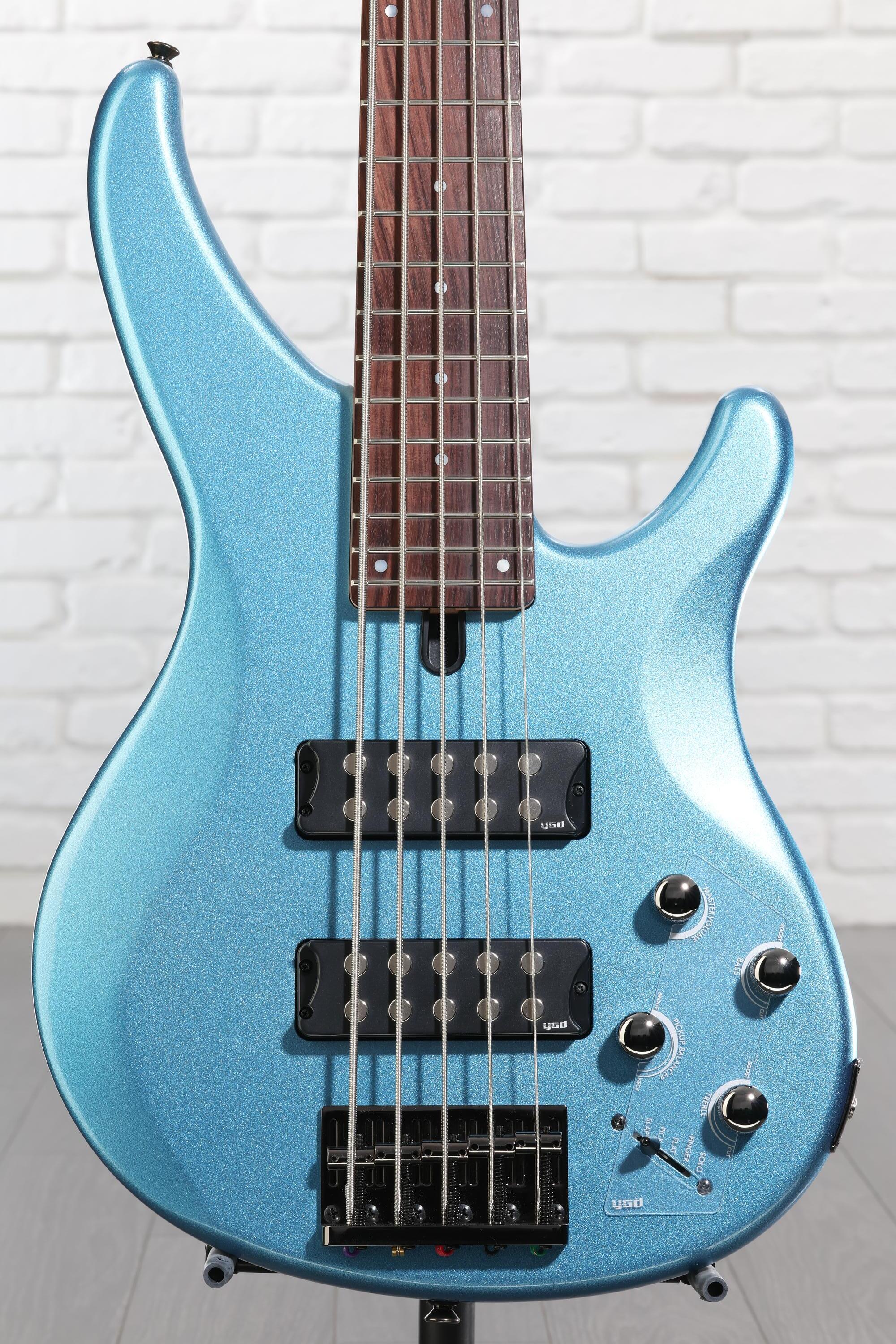 Yamaha TRBX305 5-string Bass Guitar - Factory Blue | Sweetwater