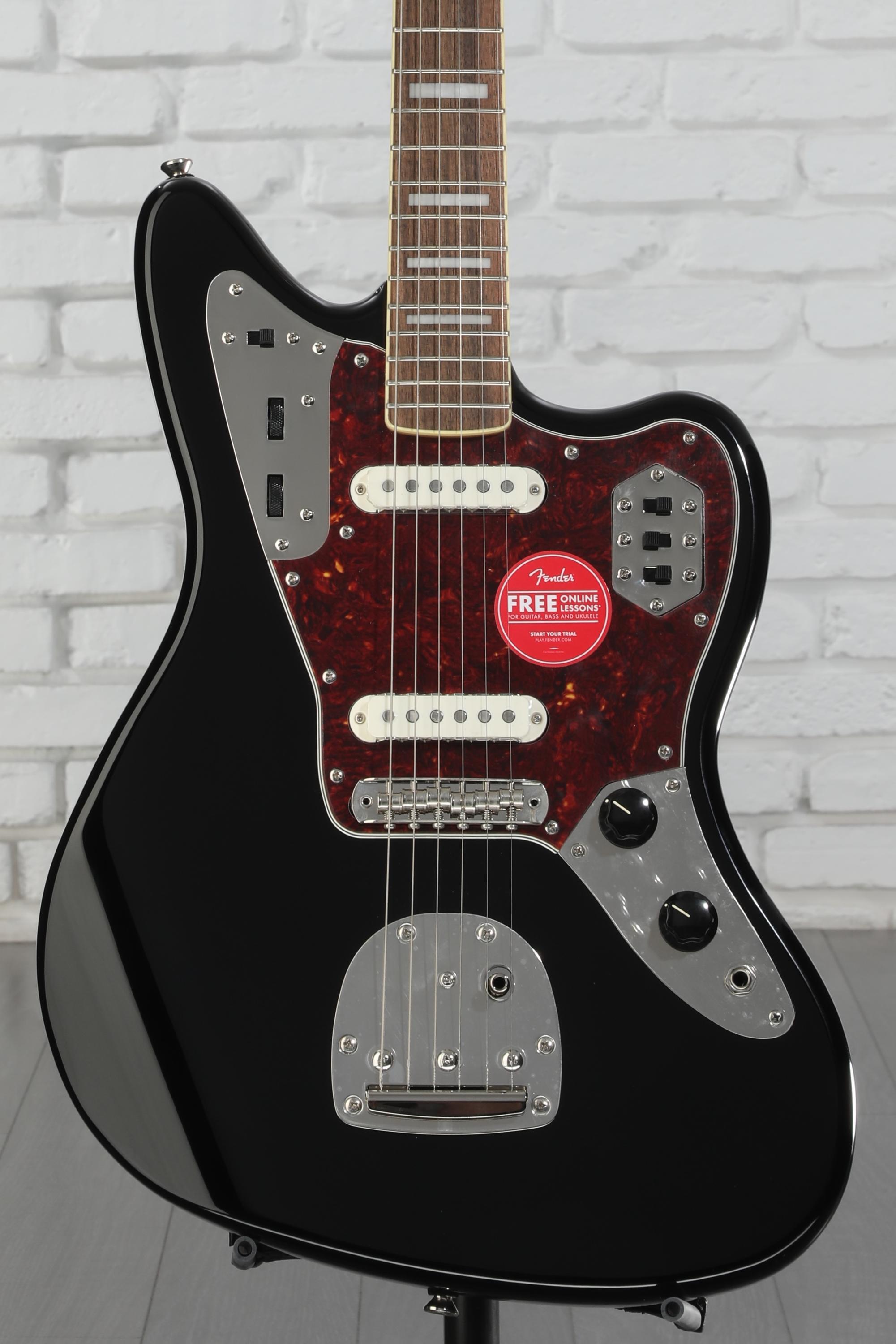Squier Classic Vibe '70s Jaguar - Black | Sweetwater