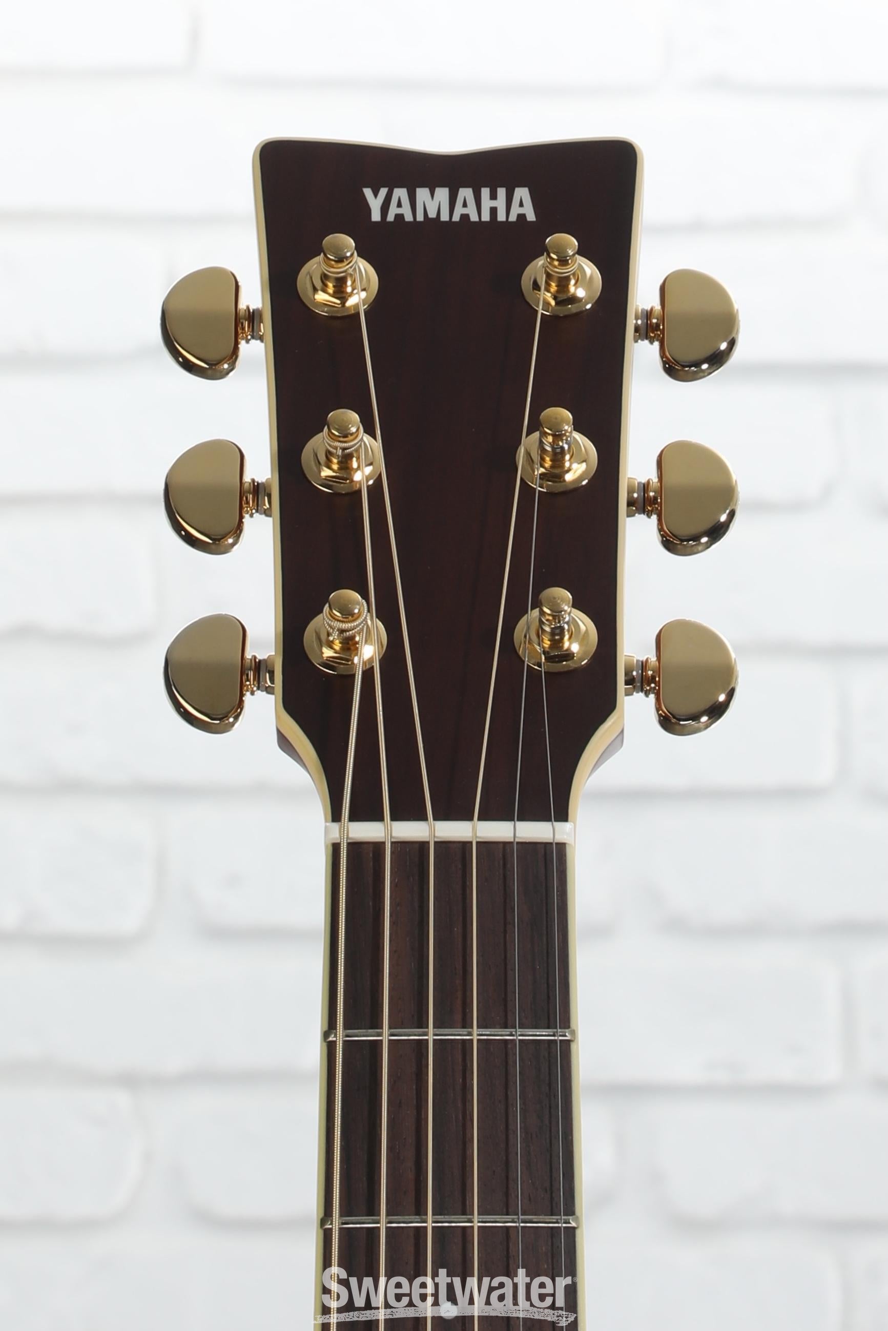 Yamaha LL6 ARE Original Jumbo Acoustic Guitar - Brown