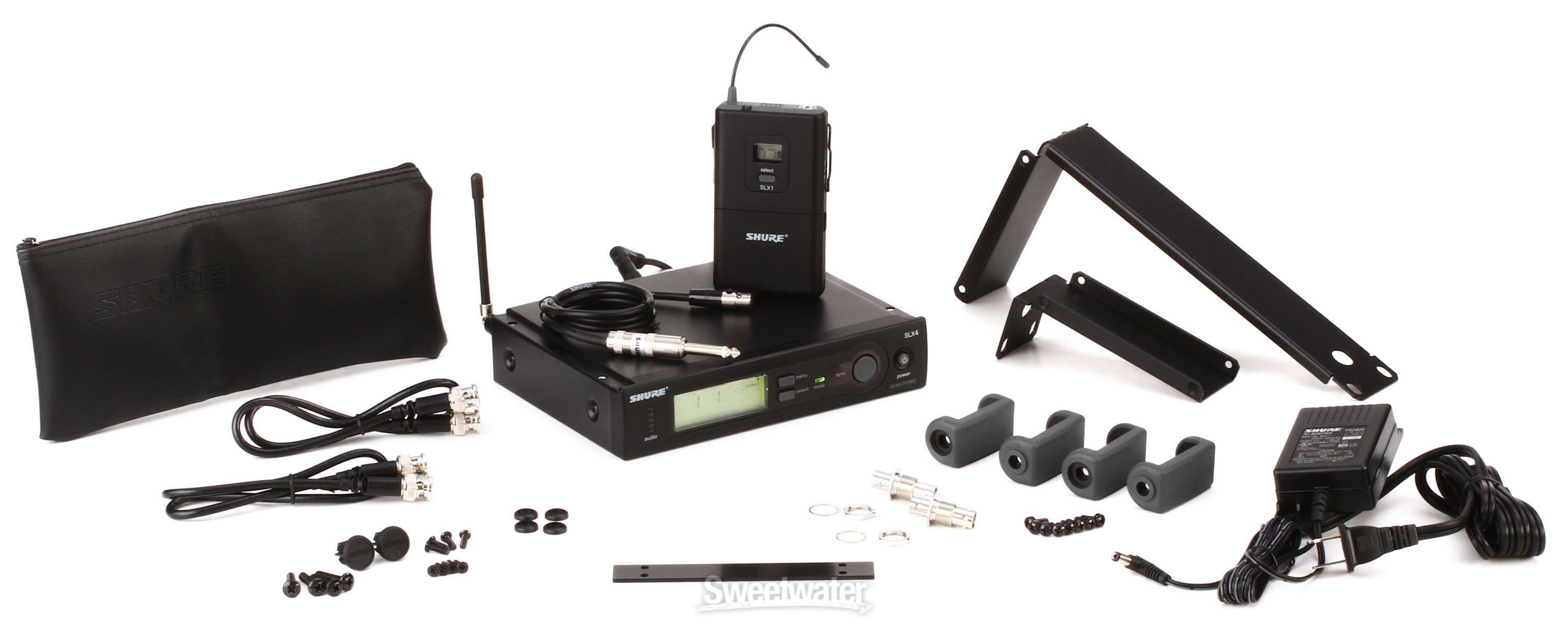 Shure SLX14 Wireless Guitar System - G5 Band | Sweetwater