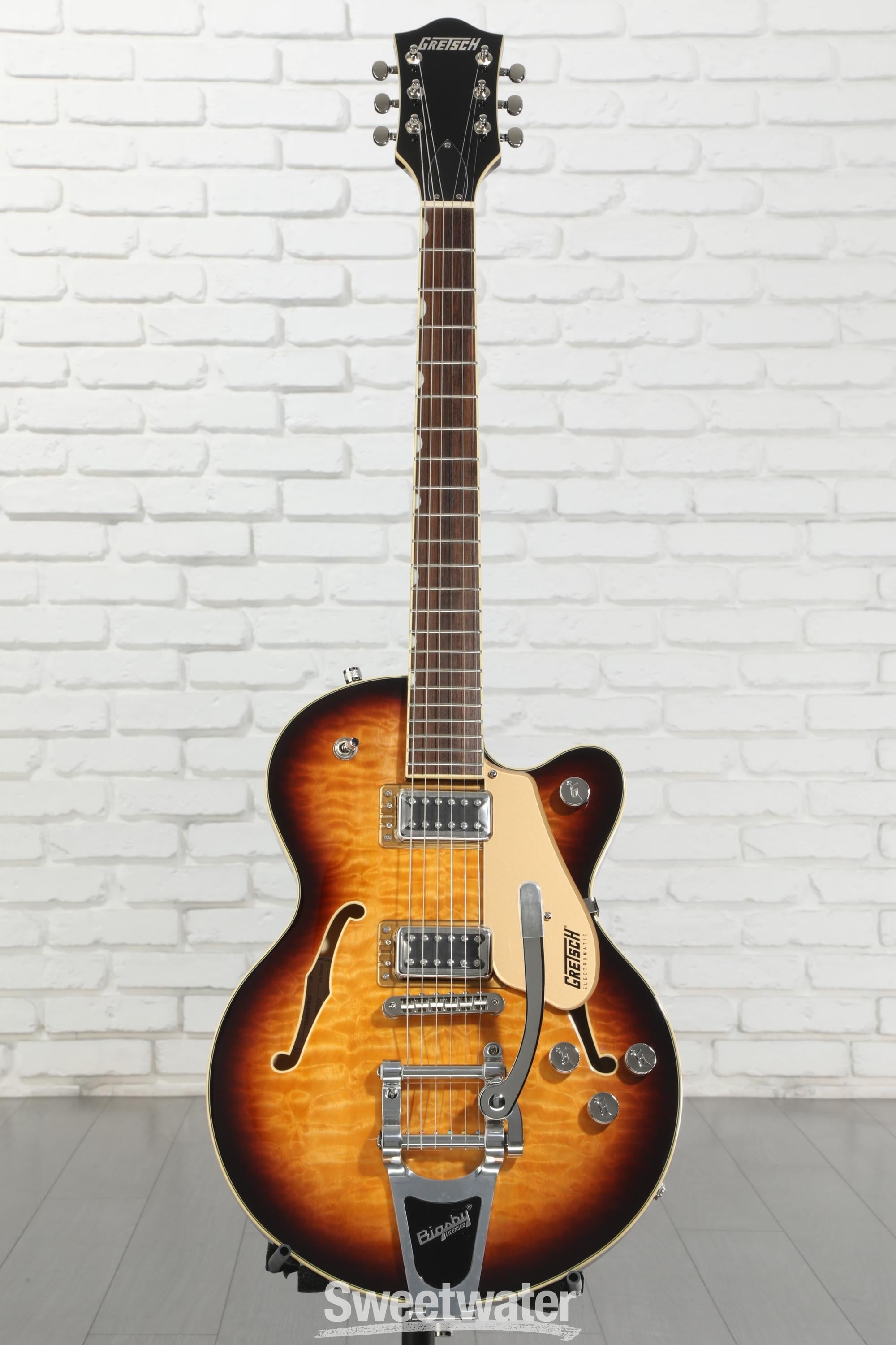 Gretsch G5655T-QM Electromatic Center Block Jr. Quilt Semi