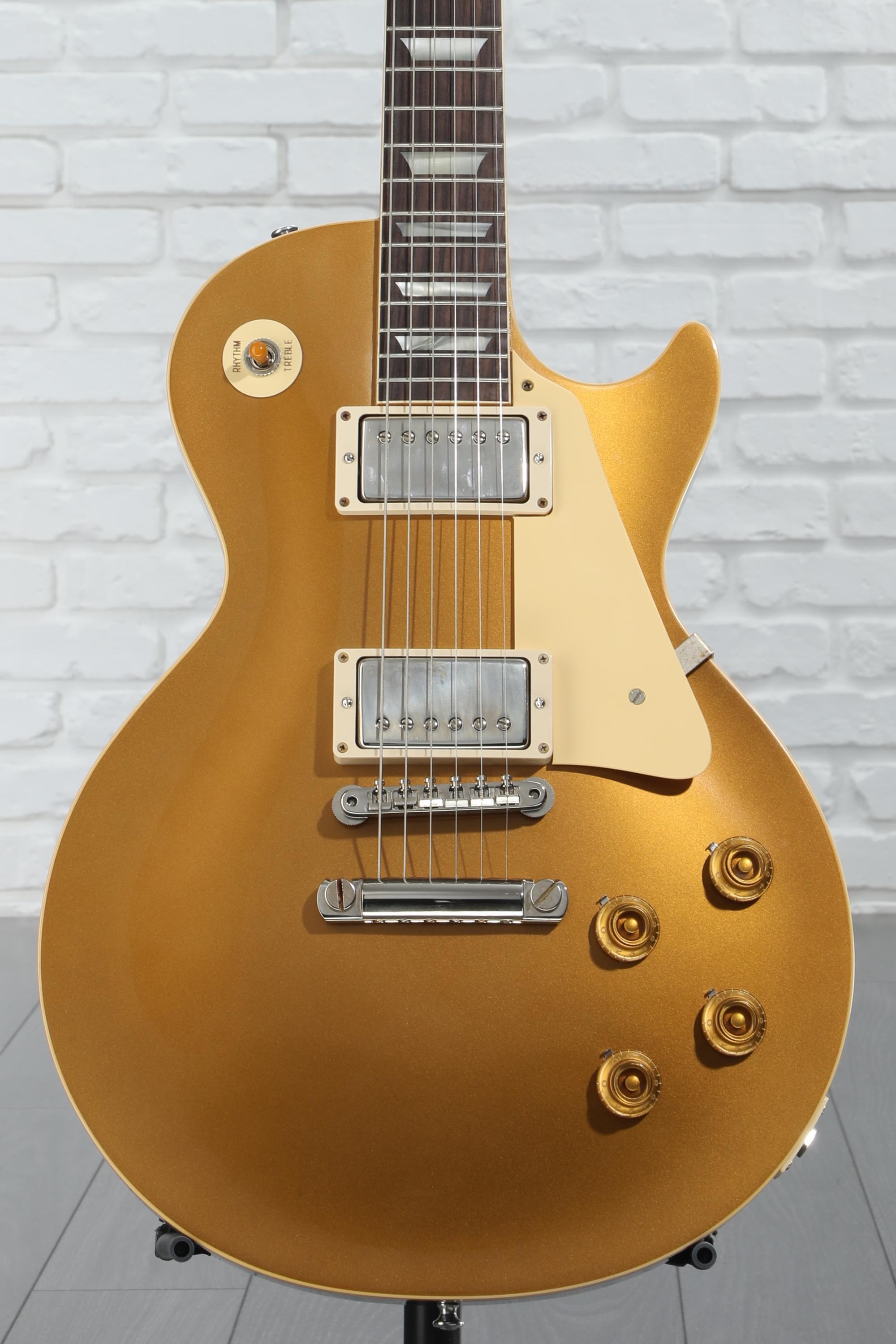 Gibson LP '57 custom shop Goldtop ギブソン Gibson Custom Shop 57 Les Paul Gold Top VOS NH w/case – Tone
