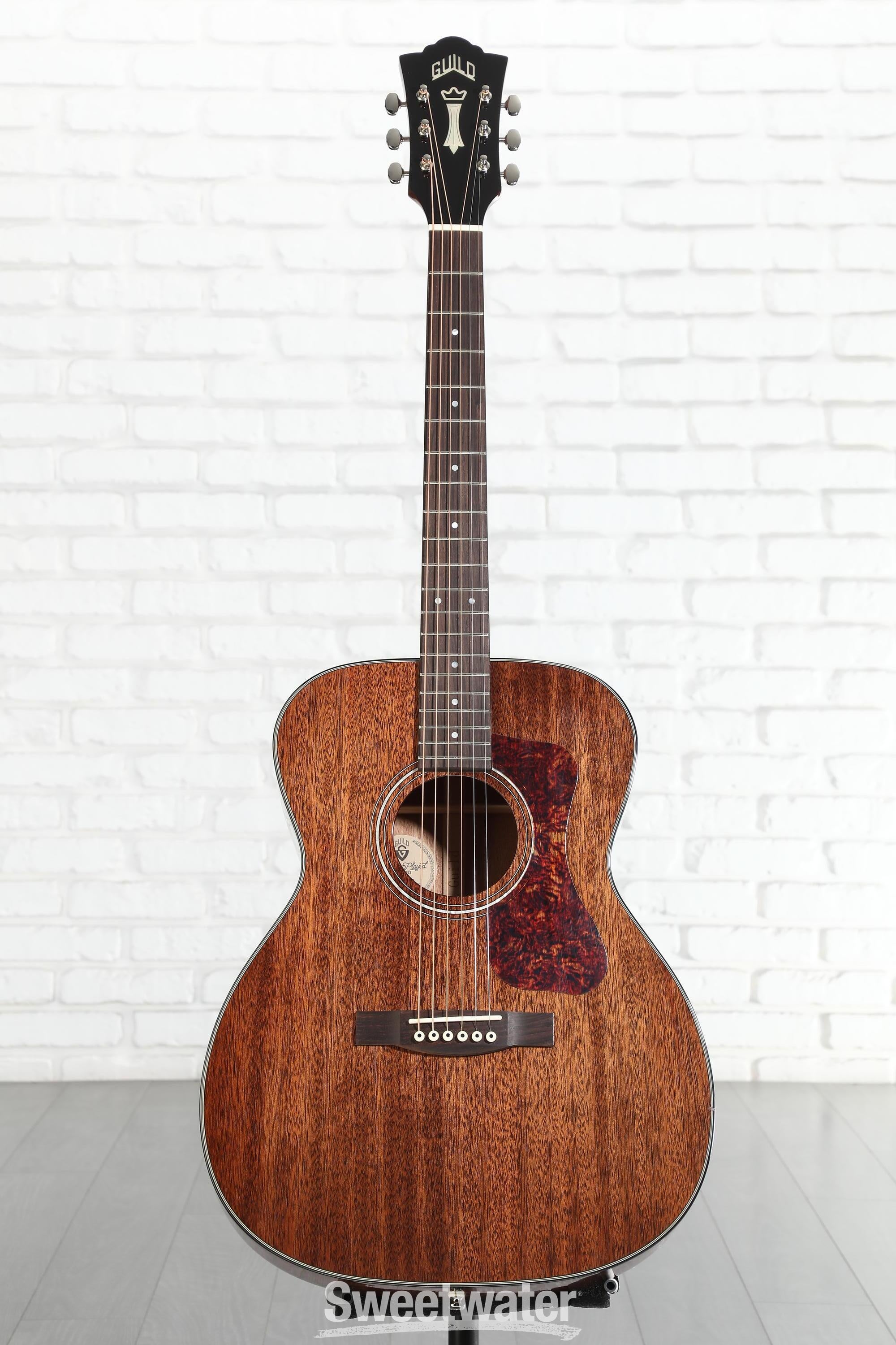 Guild OM-120, Orchestra Acoustic Guitar - Natural | Sweetwater