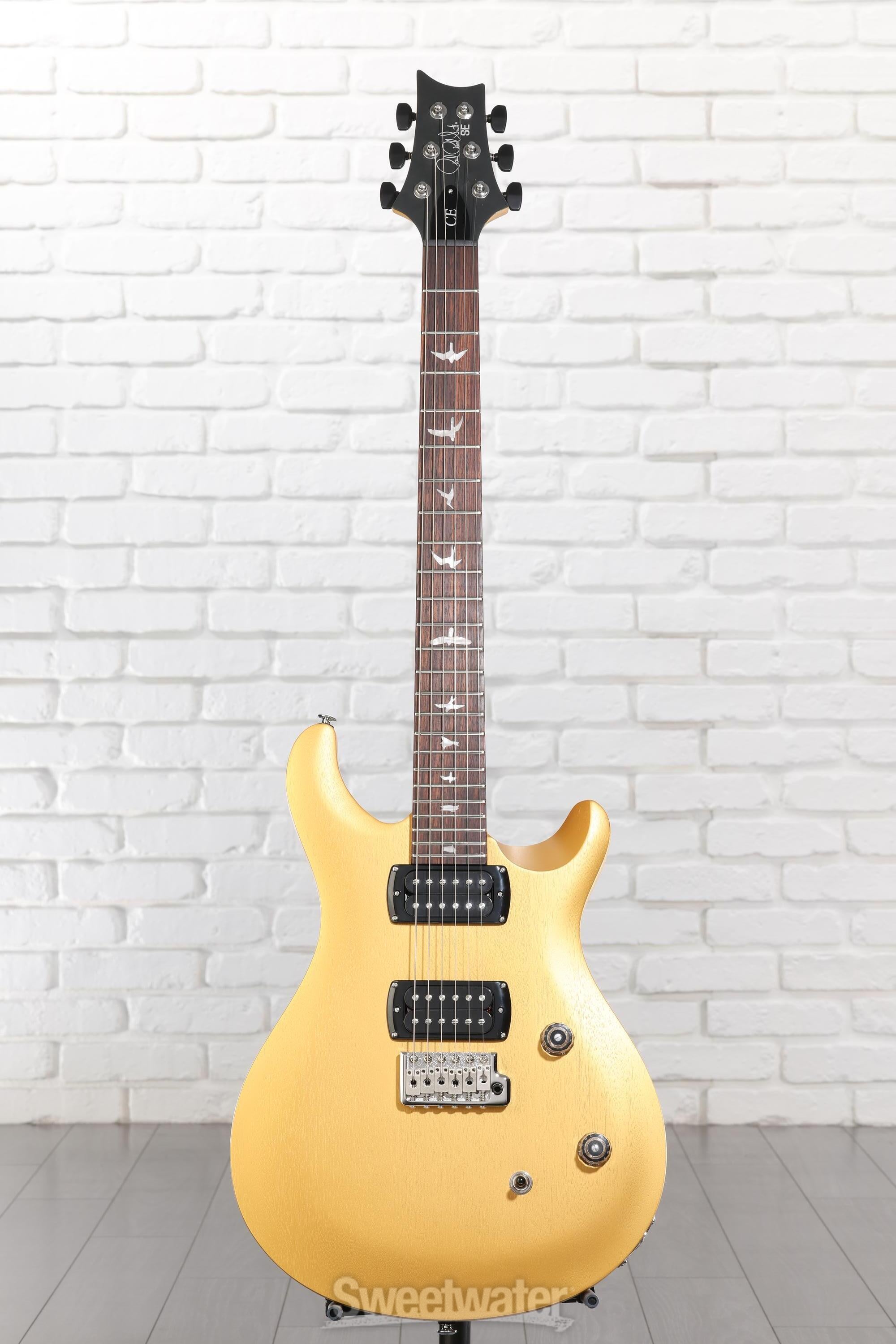 PRS SE CE 24 Standard Satin Electric Guitar - Metallic Gold Satin