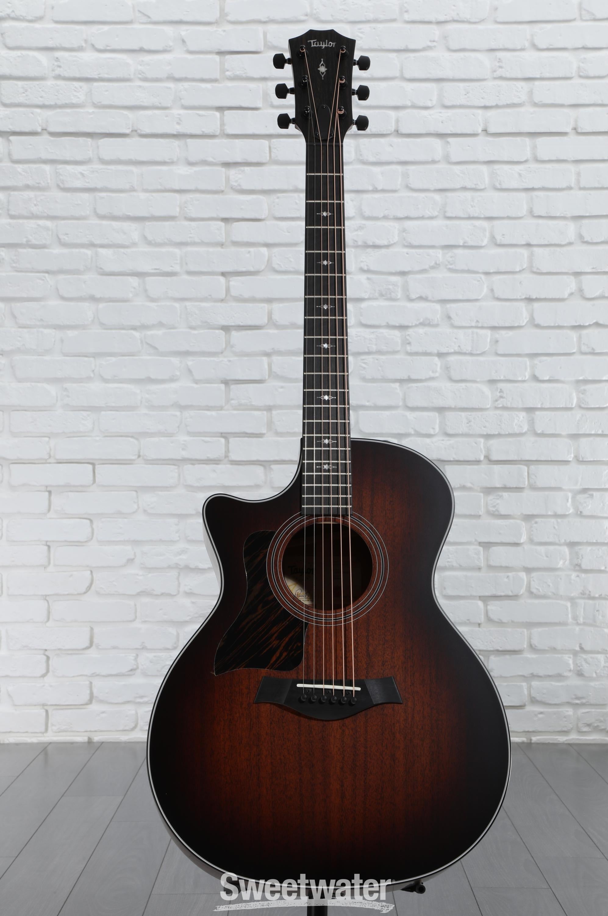 Taylor 324ce Left-handed Acoustic-electric Guitar - Tobacco