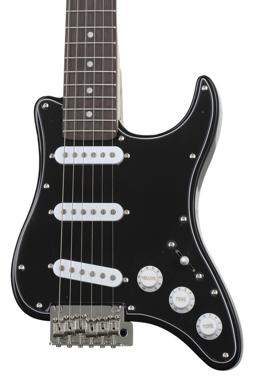 トラベラーギターTravelcaster Deluxe, Gloss Black Travelcaster Deluxe (Gloss Black) Electric Guitar – Traveler