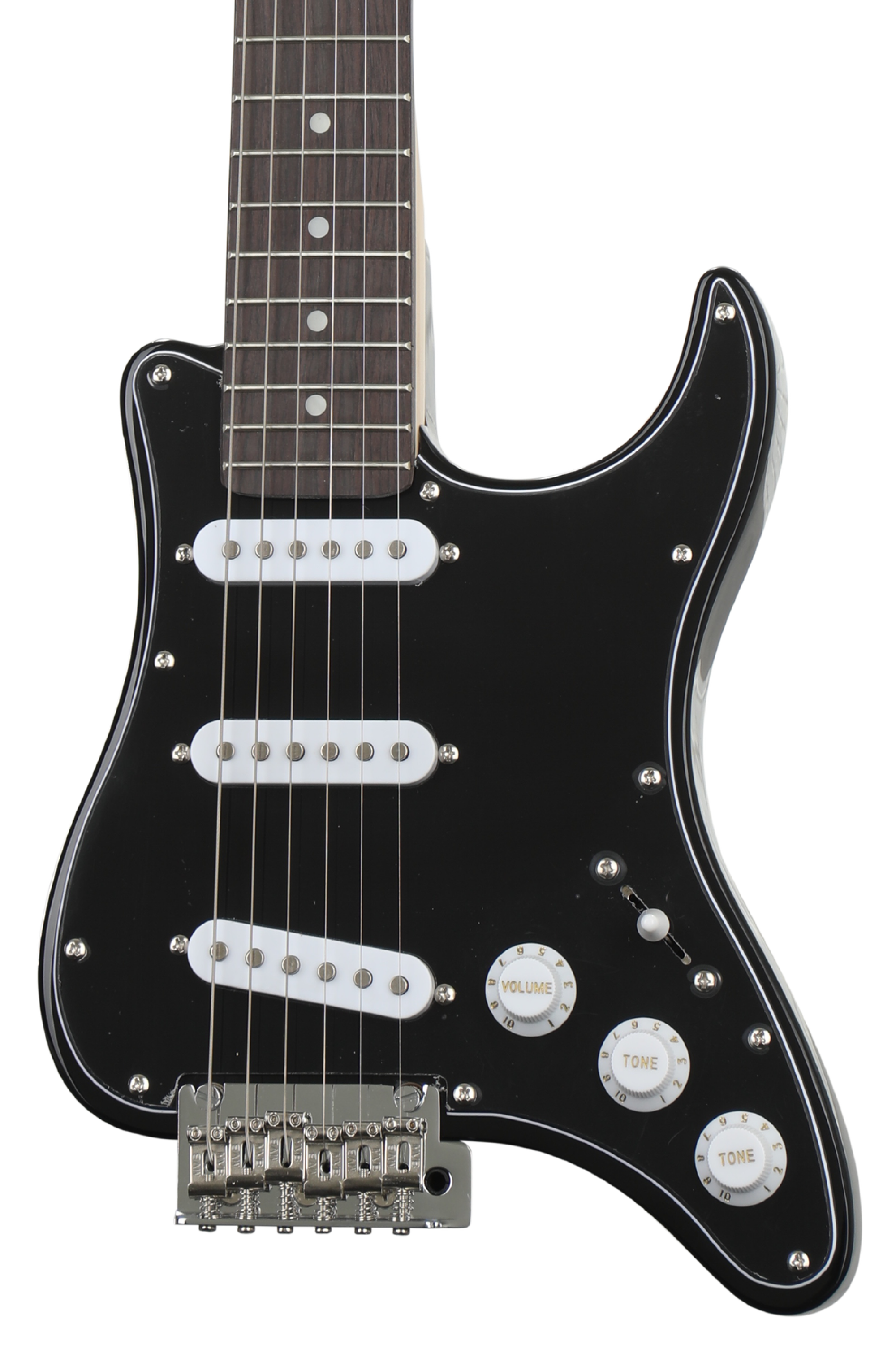トラベラーギターTravelcaster Deluxe, Gloss Black Traveler Guitar Travelcaster Deluxe - Gloss Black | Sweetwater