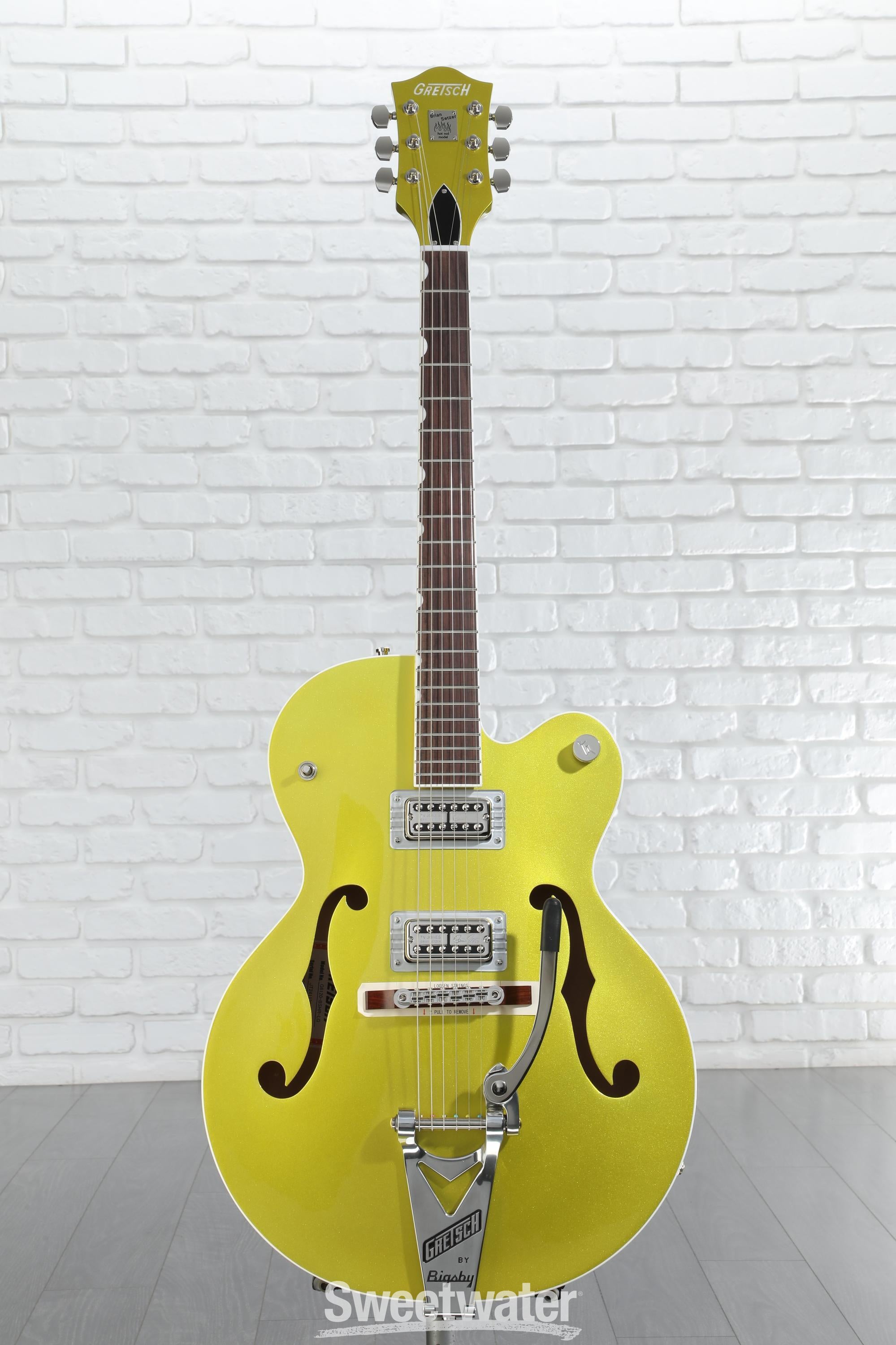 Gretsch G6120T Brian Setzer Signature Hot Rod - Lime Gold