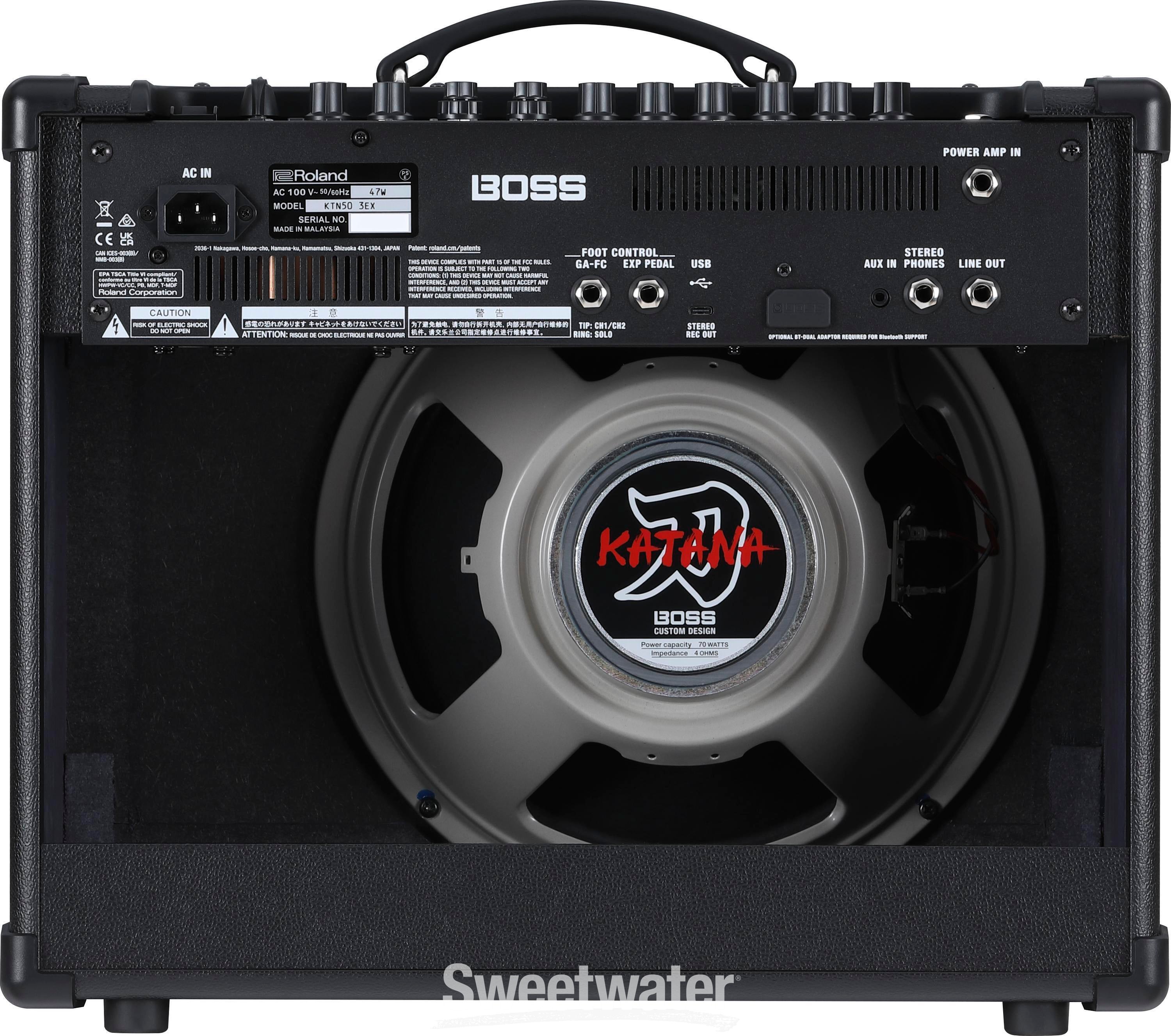 Boss Katana-50 EX Gen 3 50-watt 1 x 12-inch Combo Amplifier