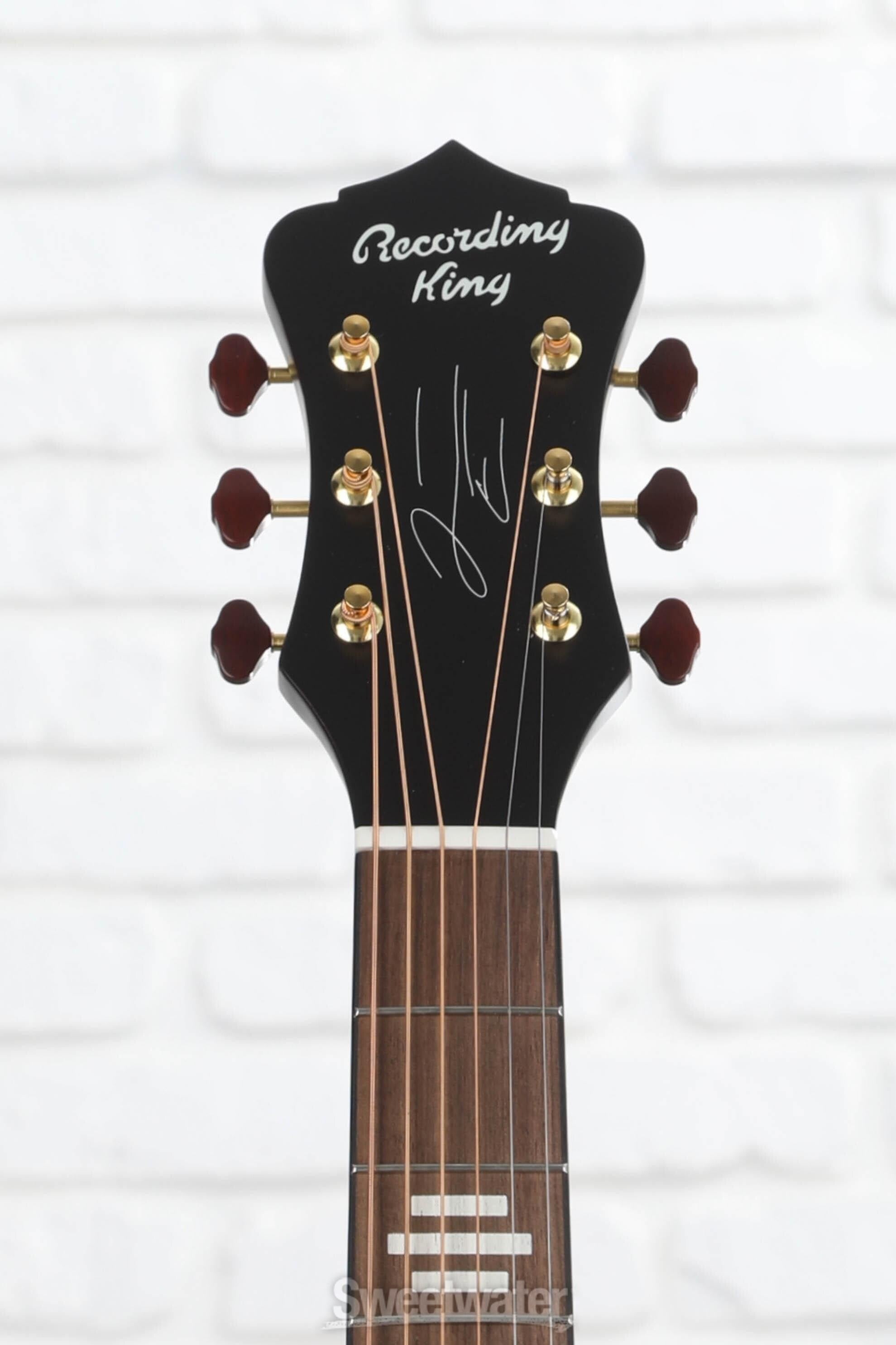 Recording King Justin Townes Earle Signature Model Acoustic