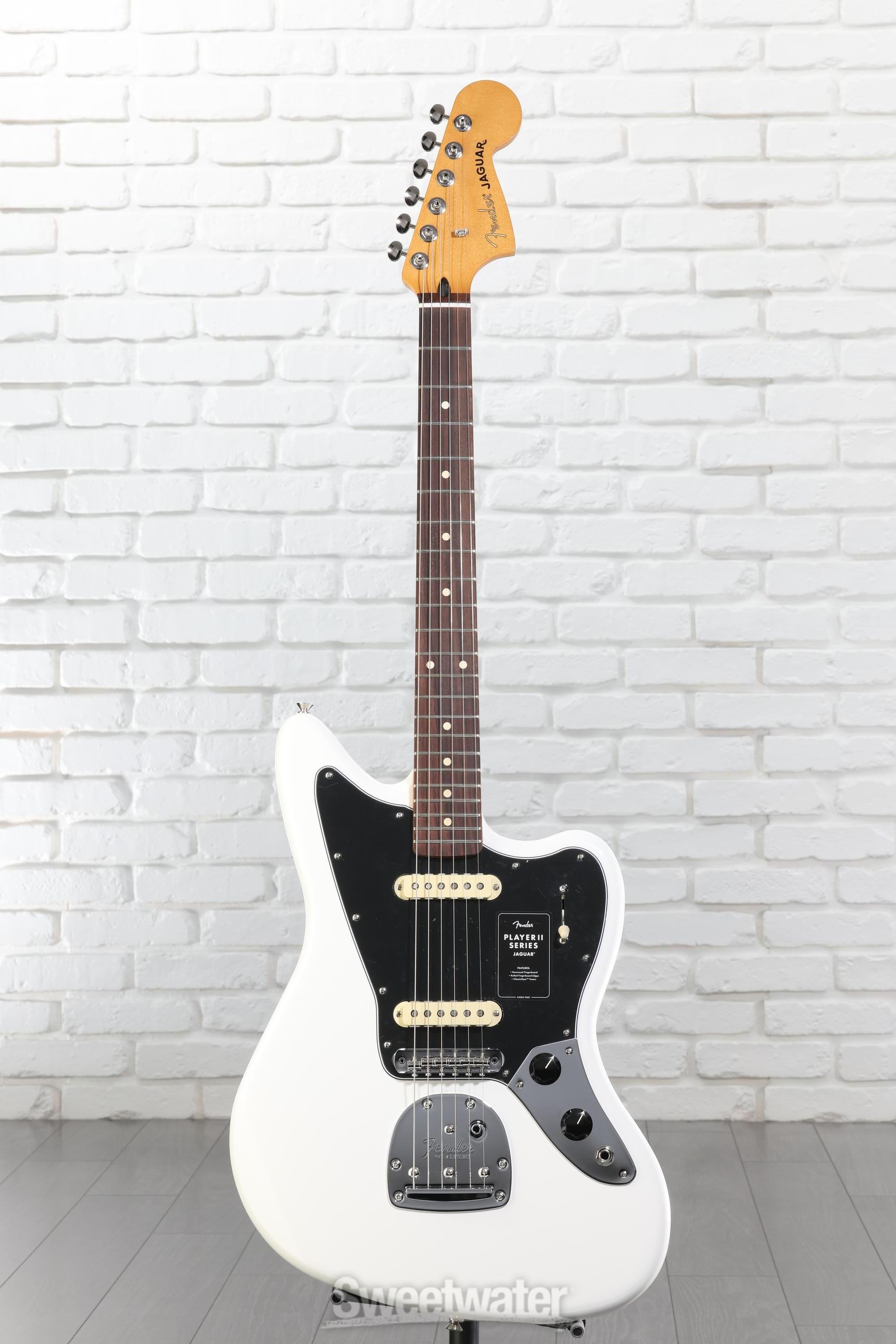 Fender Player II Jaguar Electric Guitar - Polar White | Sweetwater