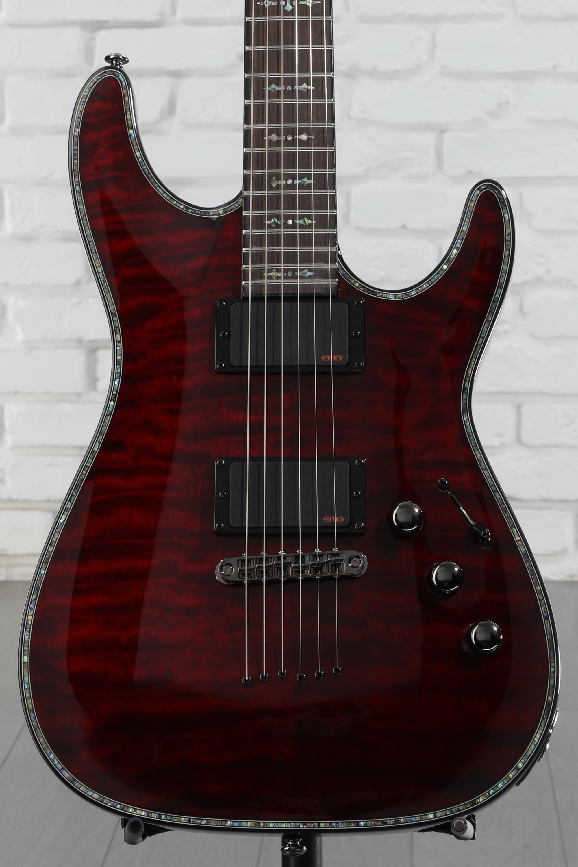 ギター SCHECTER C-1 HellRaiser AD-C-1-HR EMG Amazon.com: Schecter Hellraiser C-1 - Black Cherry : Musical