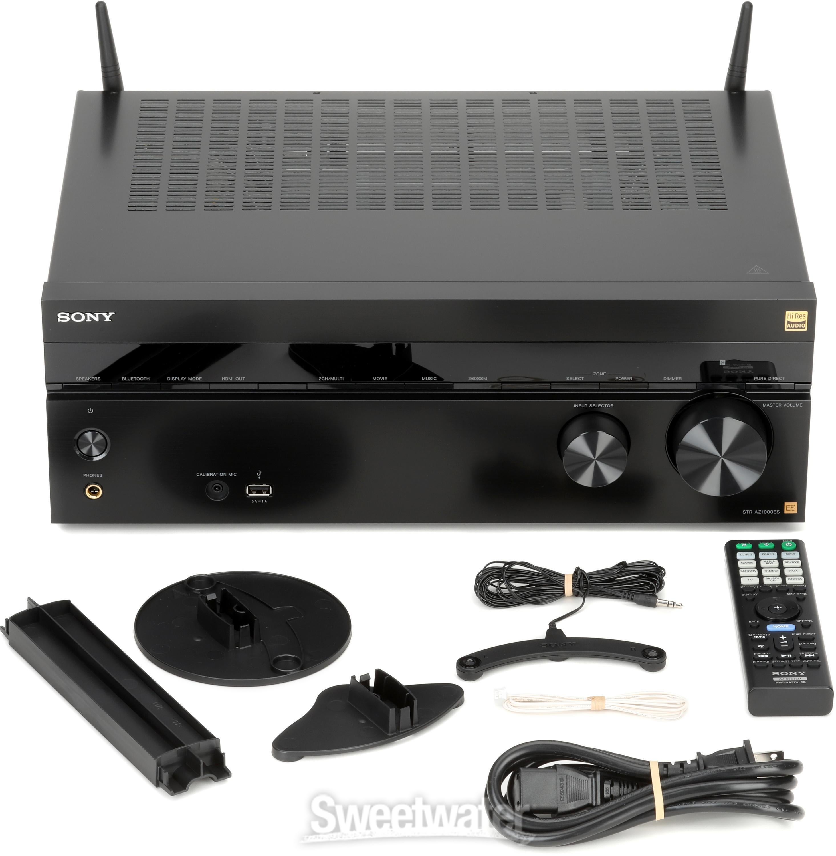 Sony STR-AZ1000ES Premium ES 7.2-channel 8K A/V Receiver | Sweetwater