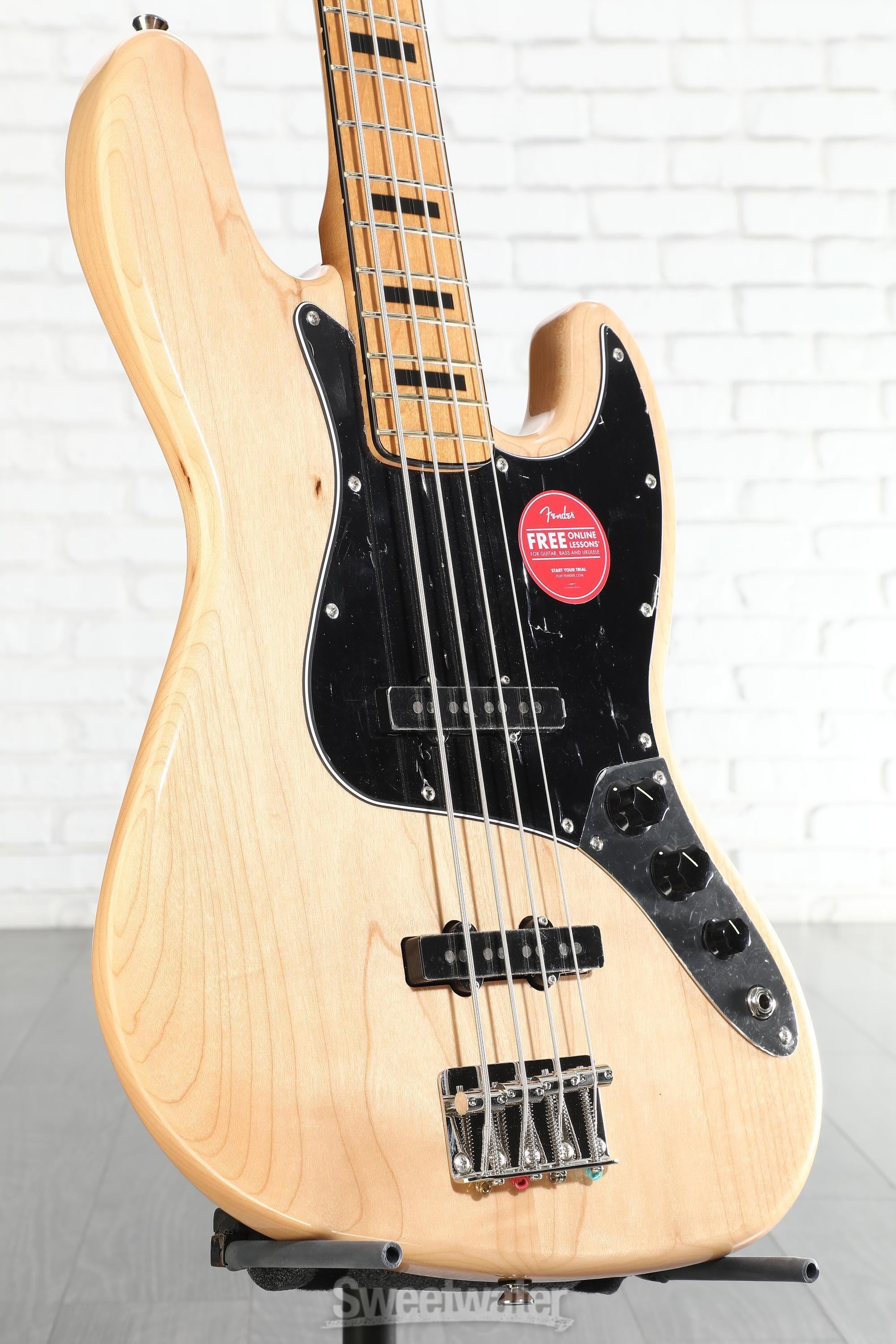 Squier Classic Vibe '70s Jazz Bass - Natural | Sweetwater