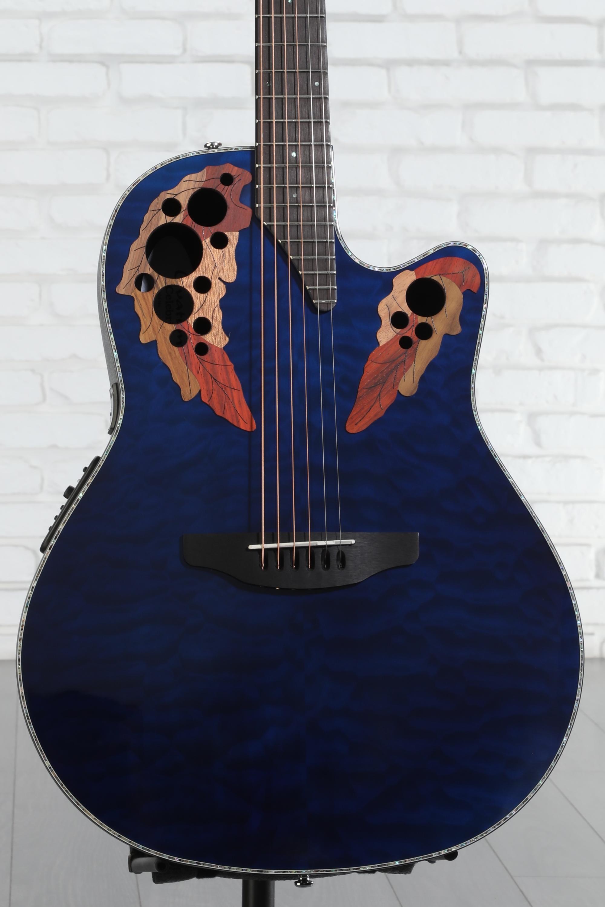 Ovation Celebrity Elite Plus CE44P-8TQ Mid-Depth Acoustic-Electric