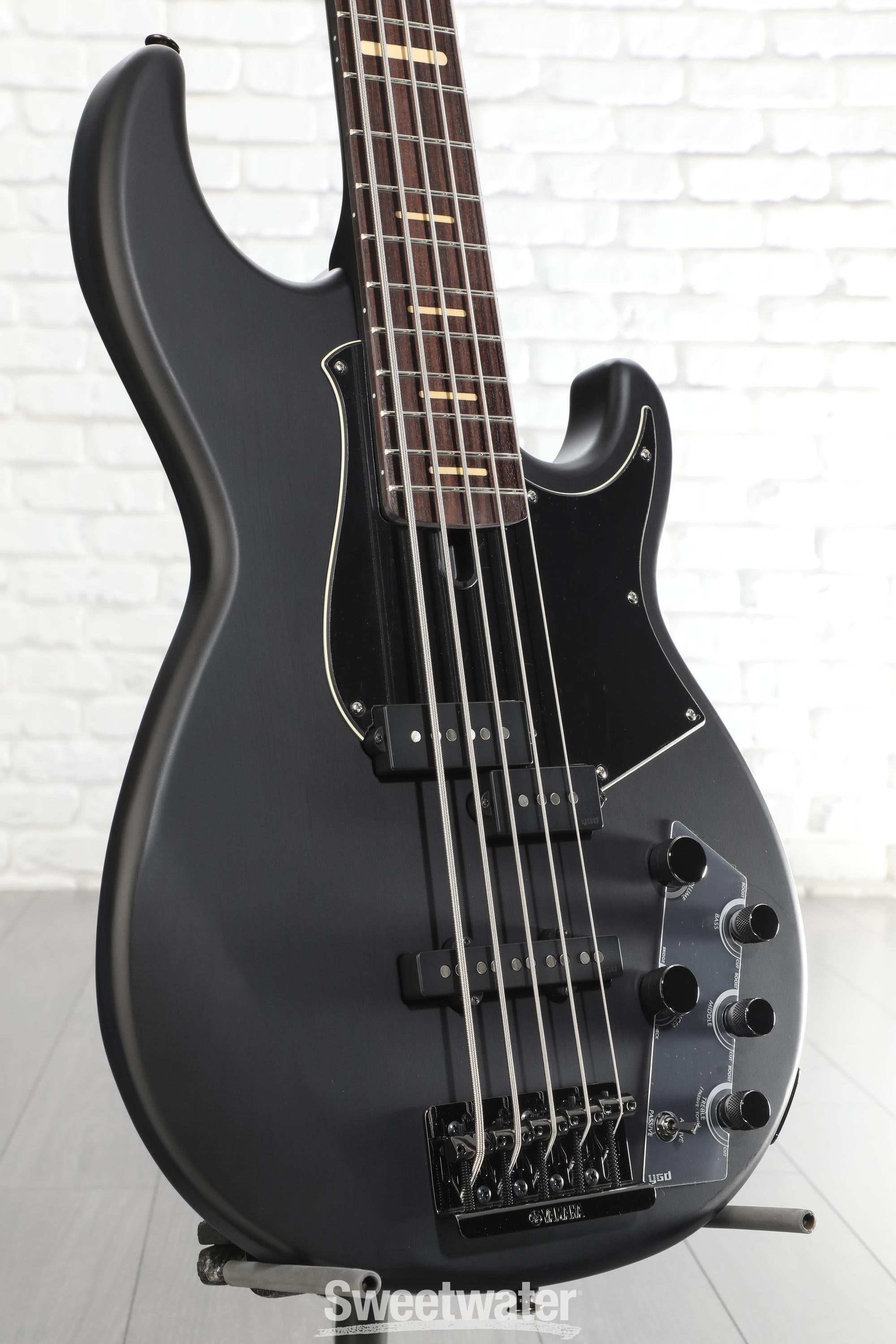YAMAHA BB735A 5弦ベース Yamaha BB735A 5-String Electric Bass Matte Black | Guitar Center