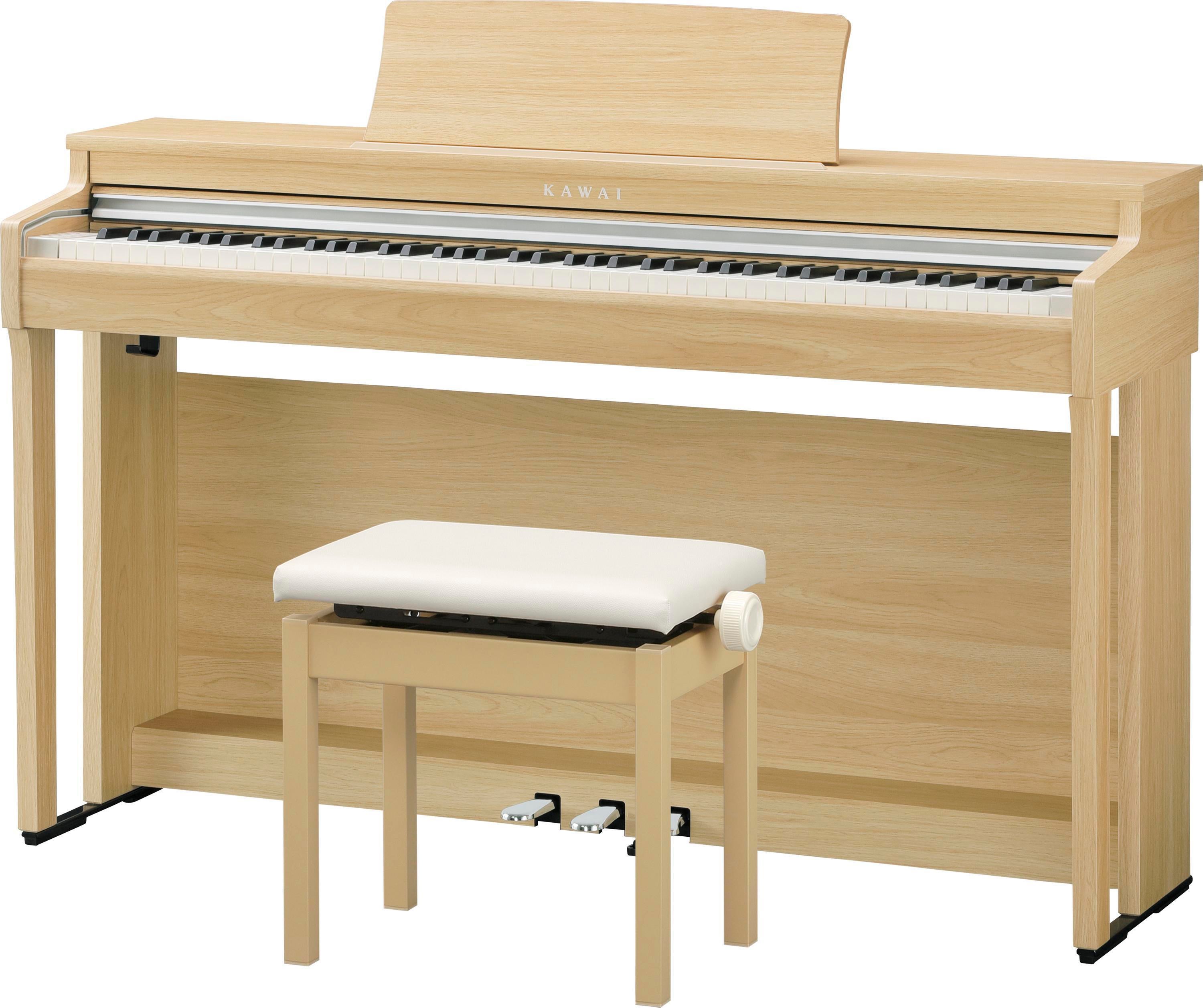 KAWAI 電子ピアノ　CN201LO 美used Kawai CN201 Digital Piano - Light Oak | Sweetwater
