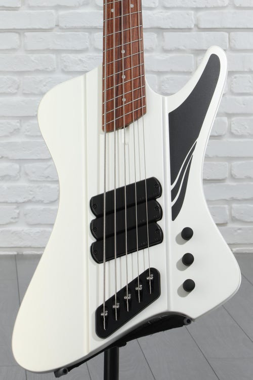 Dingwall Guitars D-Roc Standard 5-string Electric Bass Guitar - Matte Ducati White