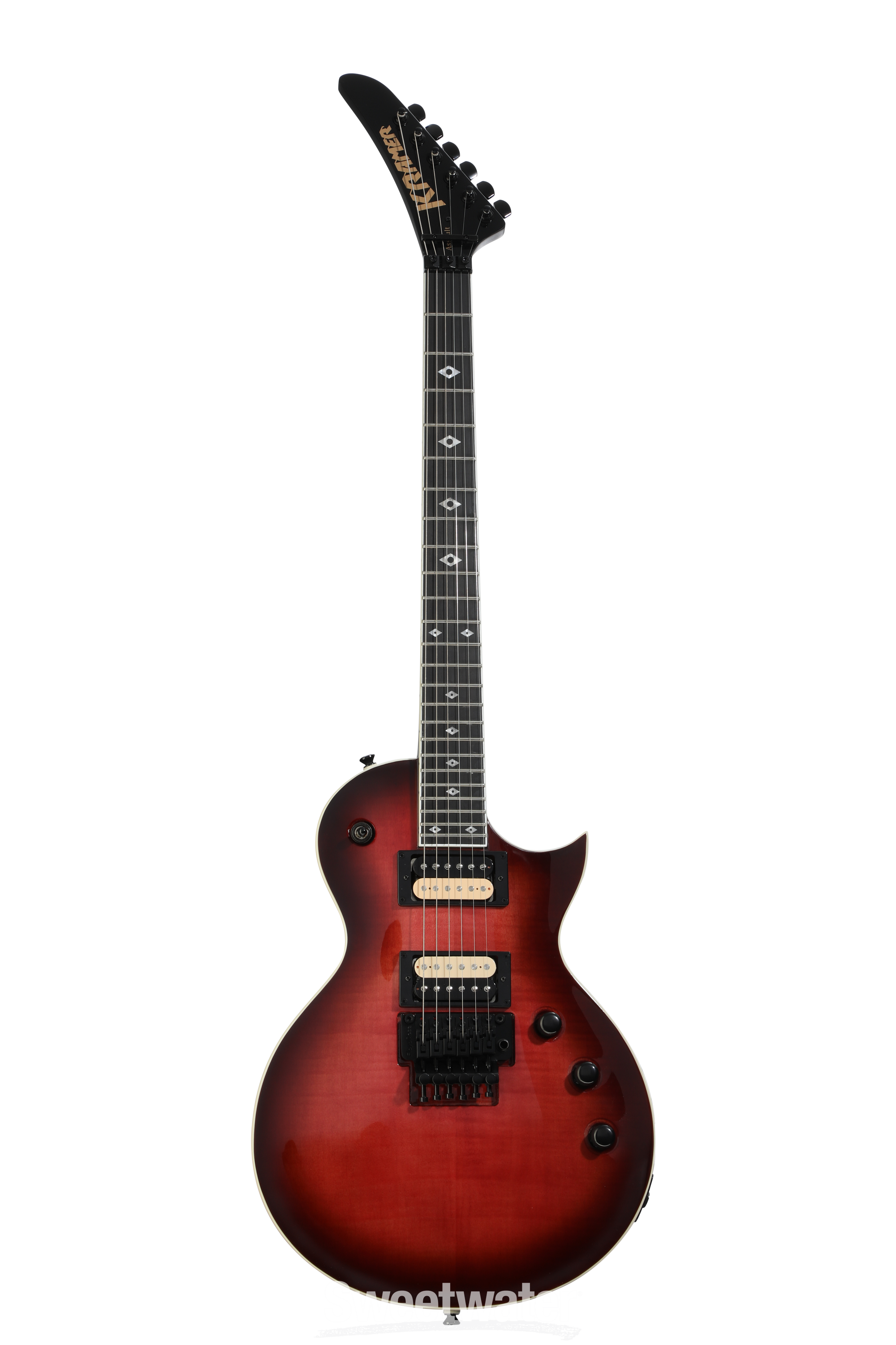 Kramer Assault Figured Electric Guitar - Magenta Perimeter