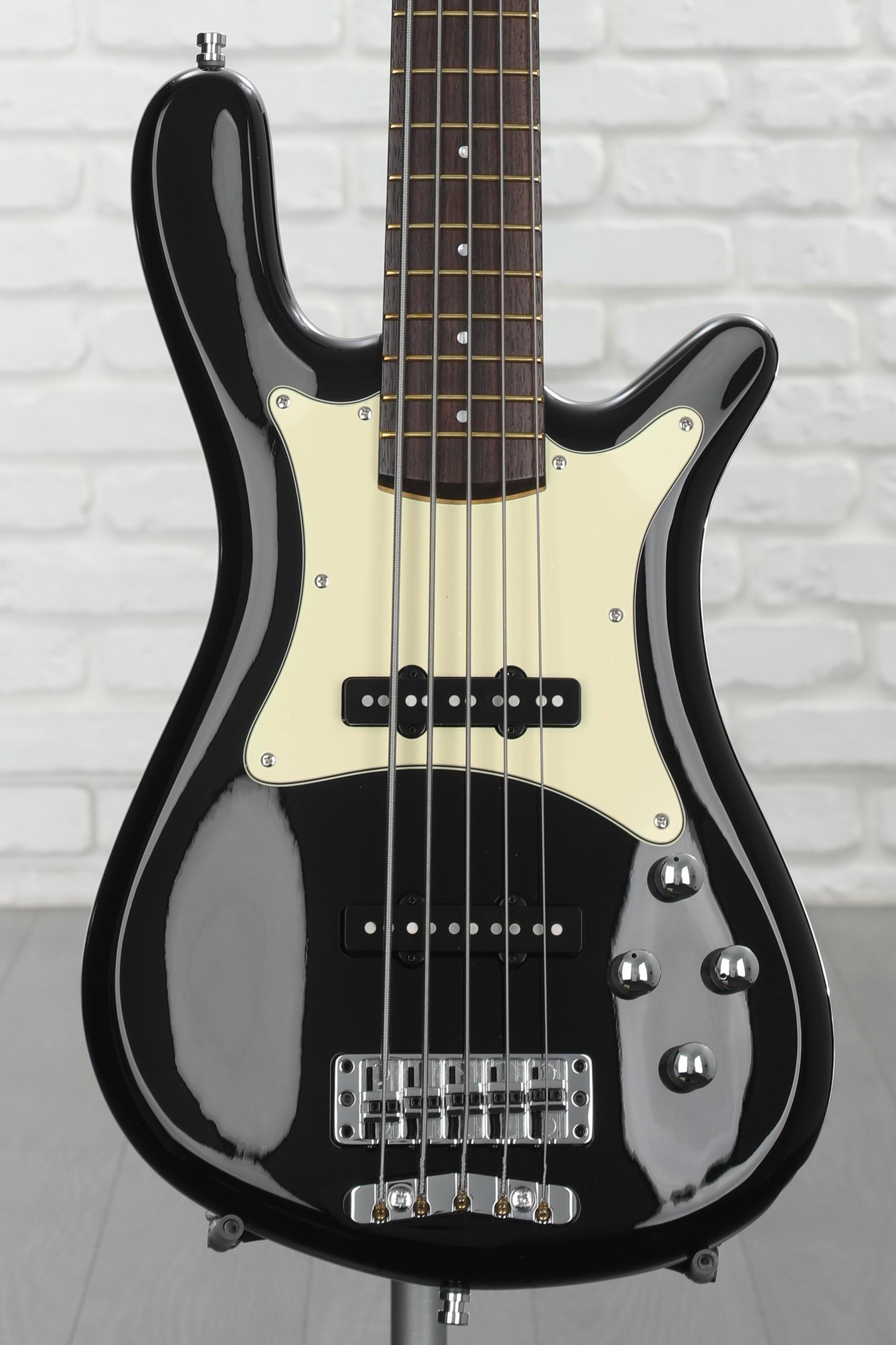 Warwick Pro Series 5 Streamer CV Electric Bass Guitar - Black | Sweetwater