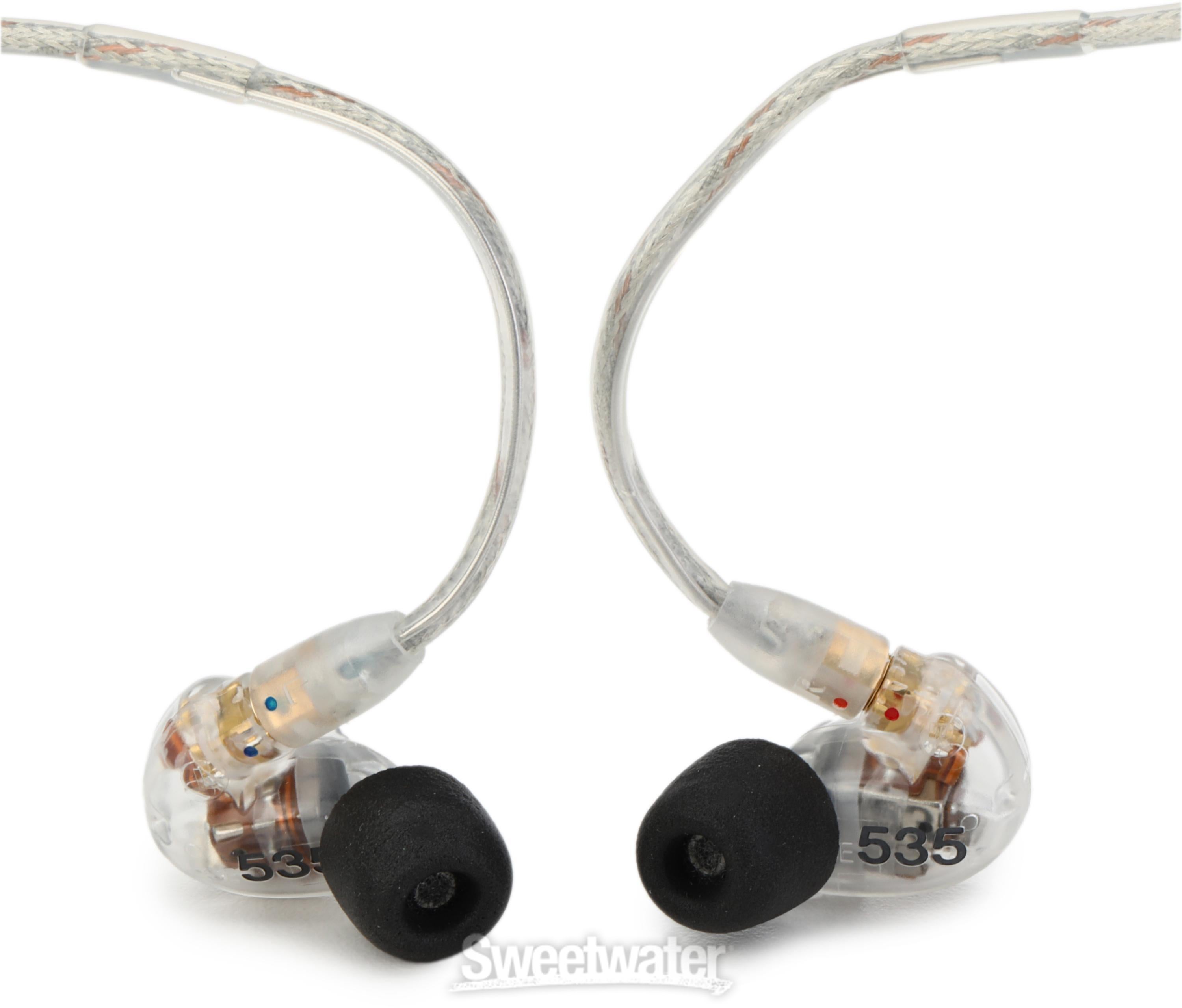 Shure SE535 Sound Isolating Earphones - Clear Reviews | Sweetwater